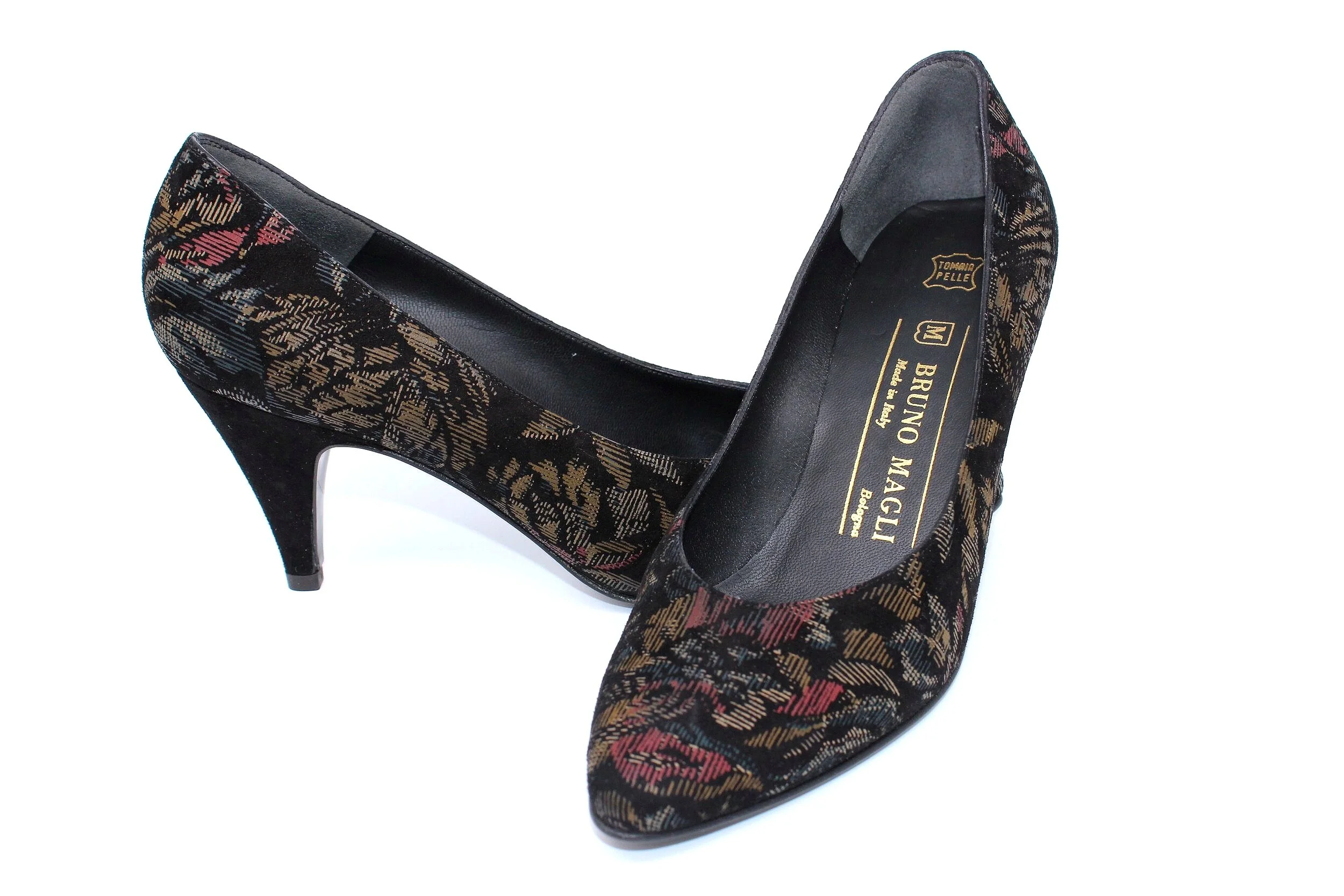 Bruno Magli Diana Pumps in Brocade Velvet