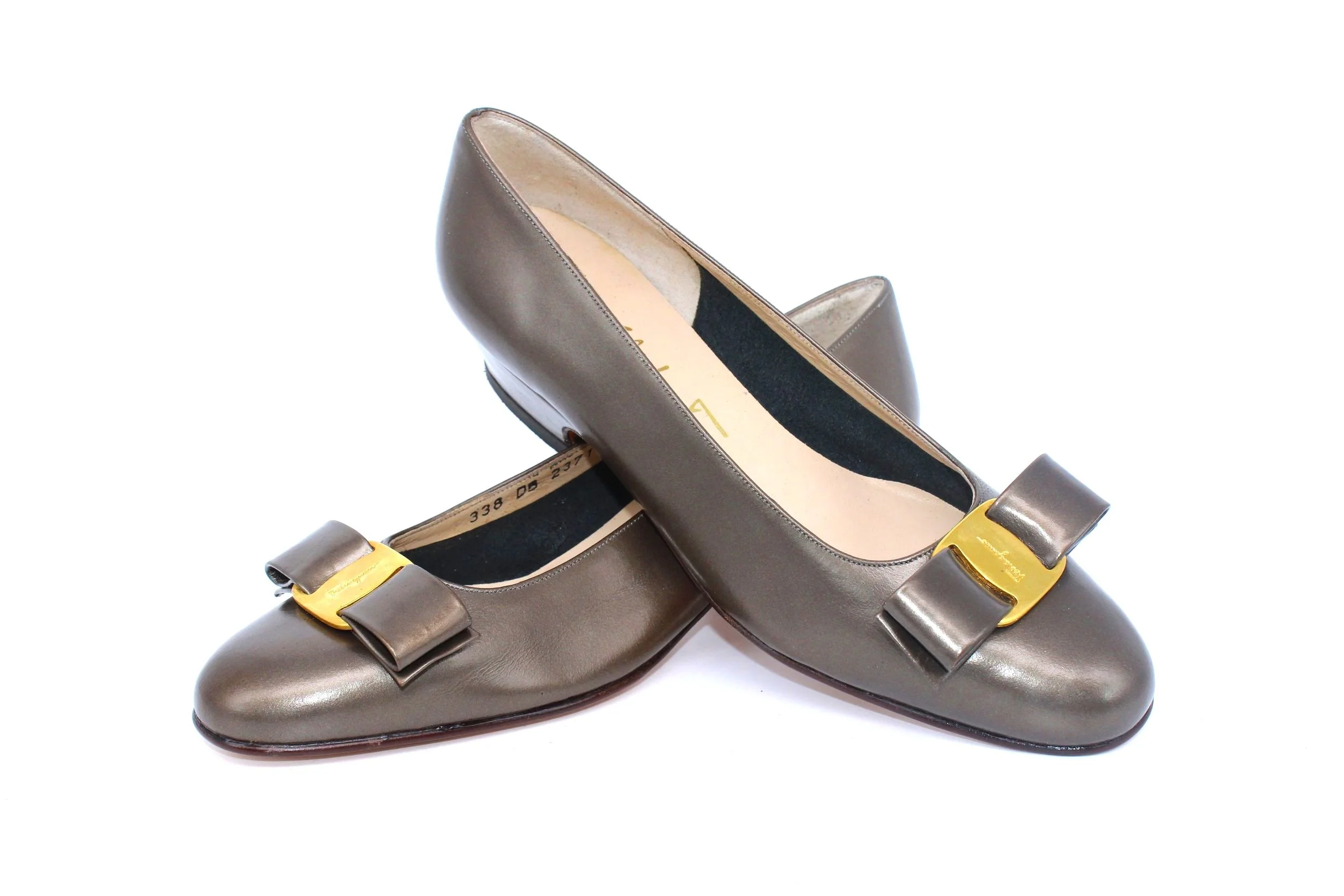 Ferragamo Lillaz in Pewter