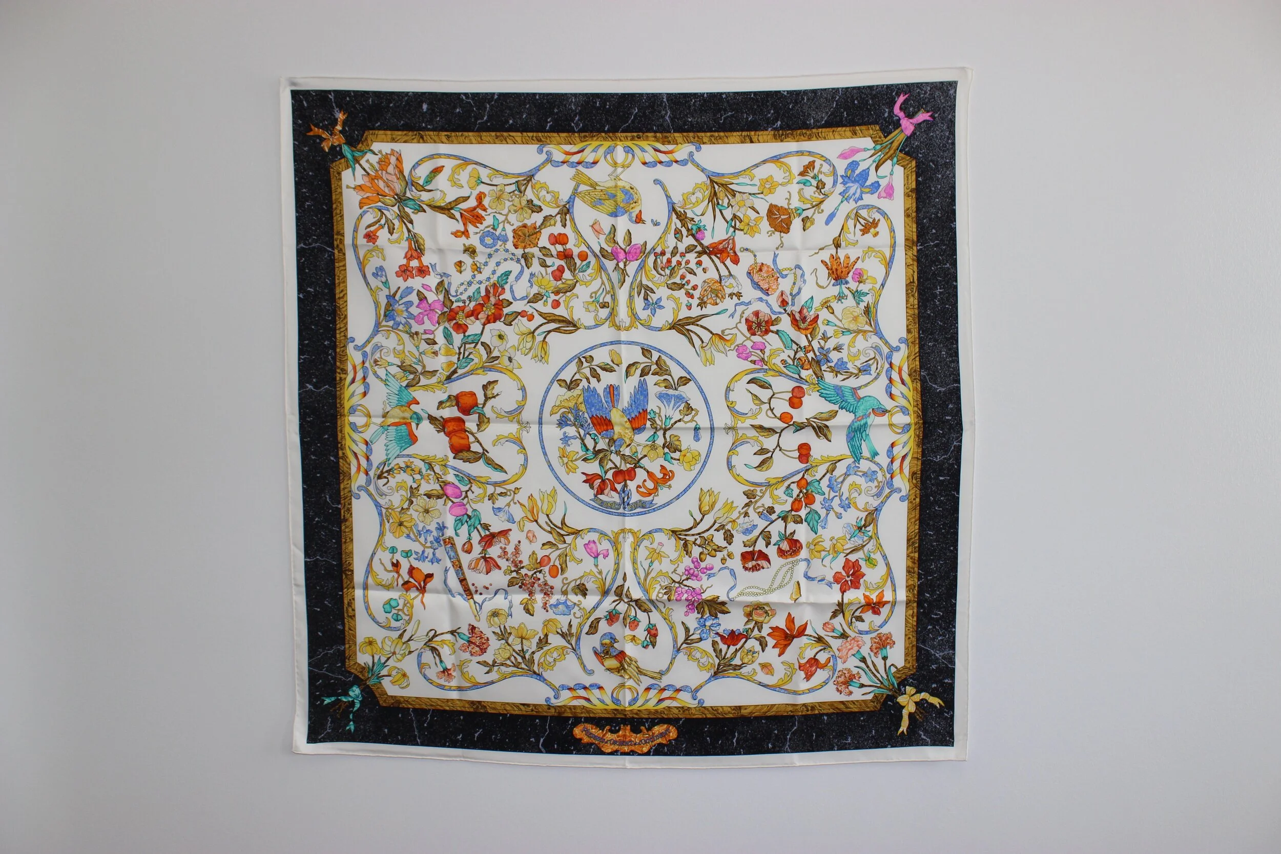 #0382 Hermès Silk "Pierres d'Orient et d'Occident" Scarf