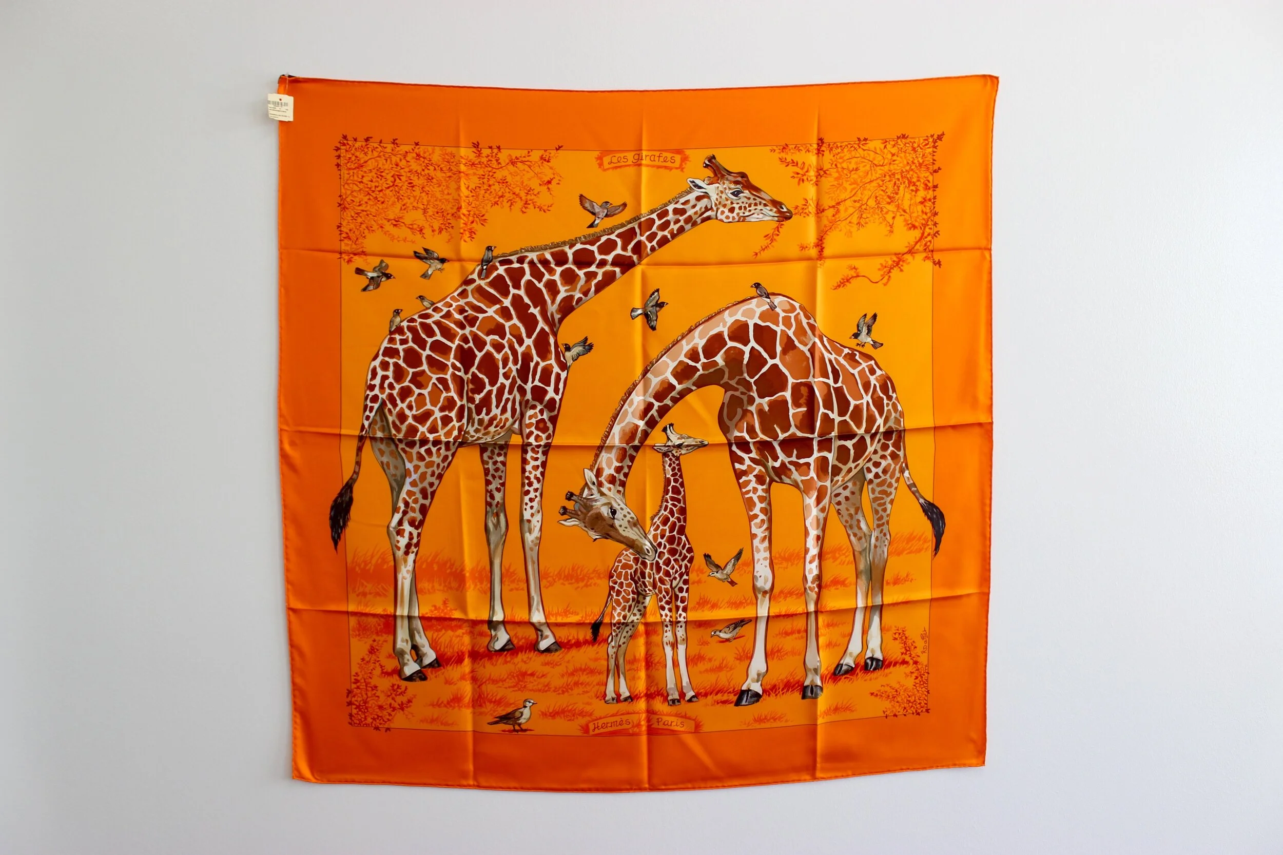 #0401 Hermès Silk "Les Girafes" Scarf