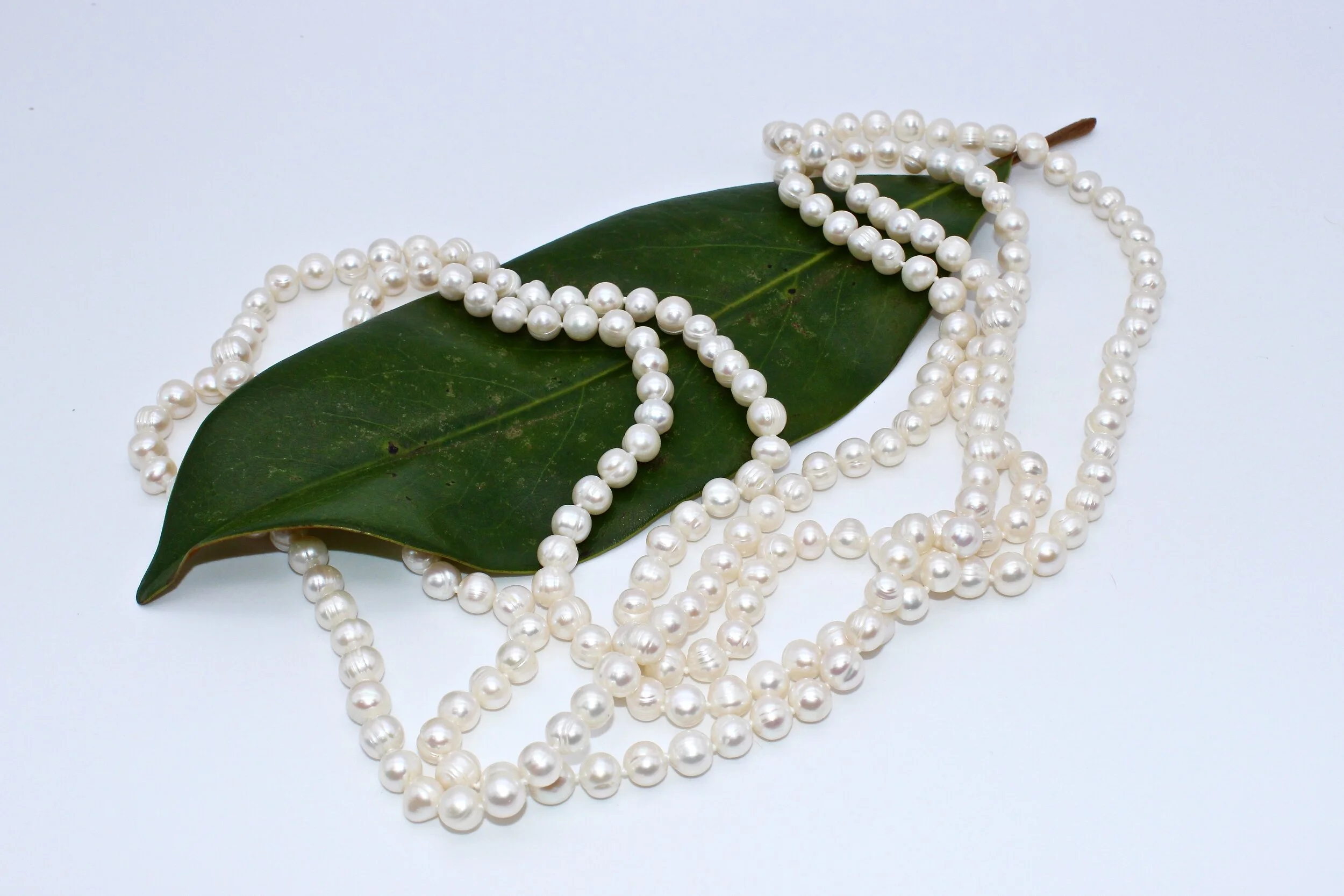 76" Fresh Water Pearl Necklace