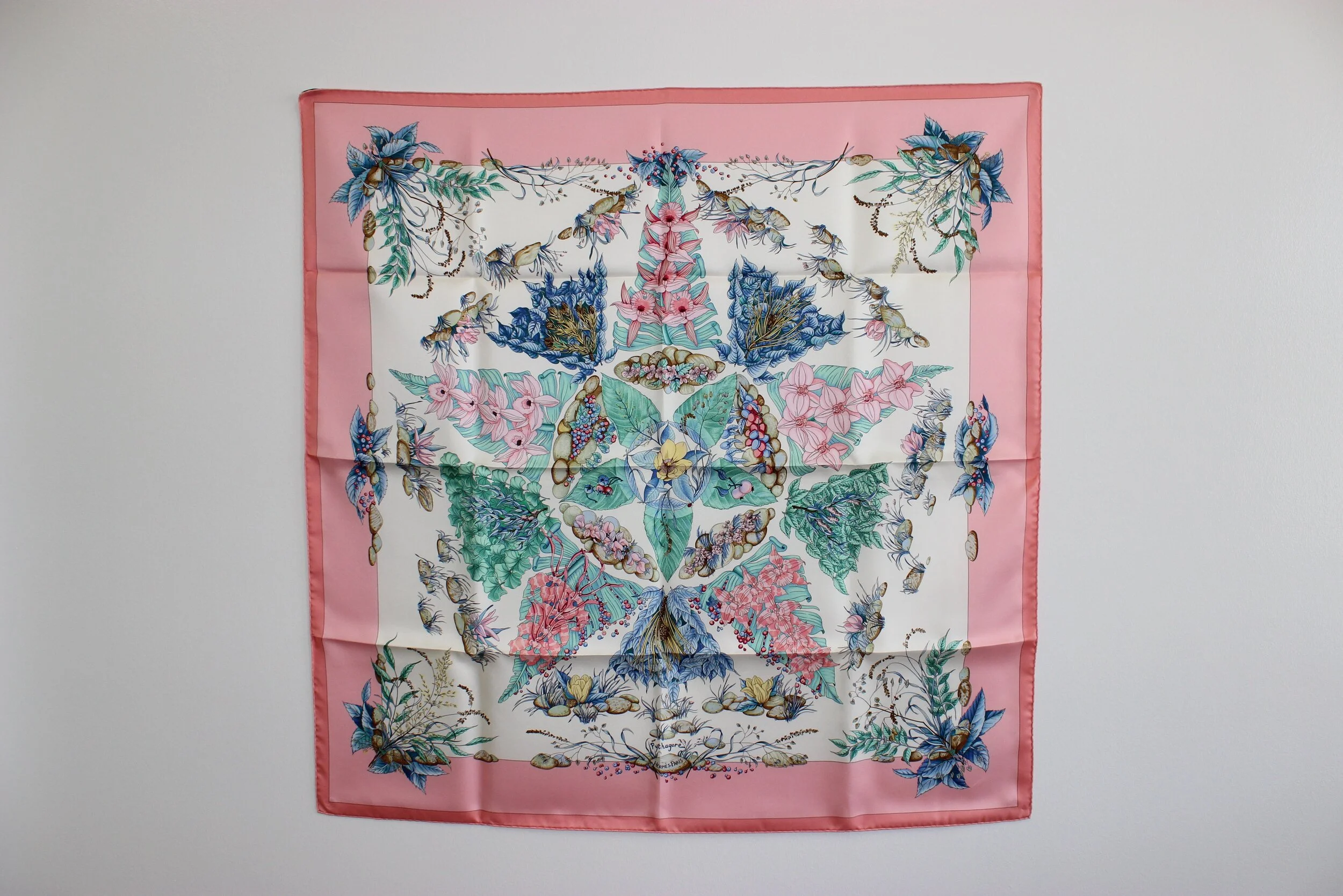 #0435 Hermès Silk "Pythagore" Scarf