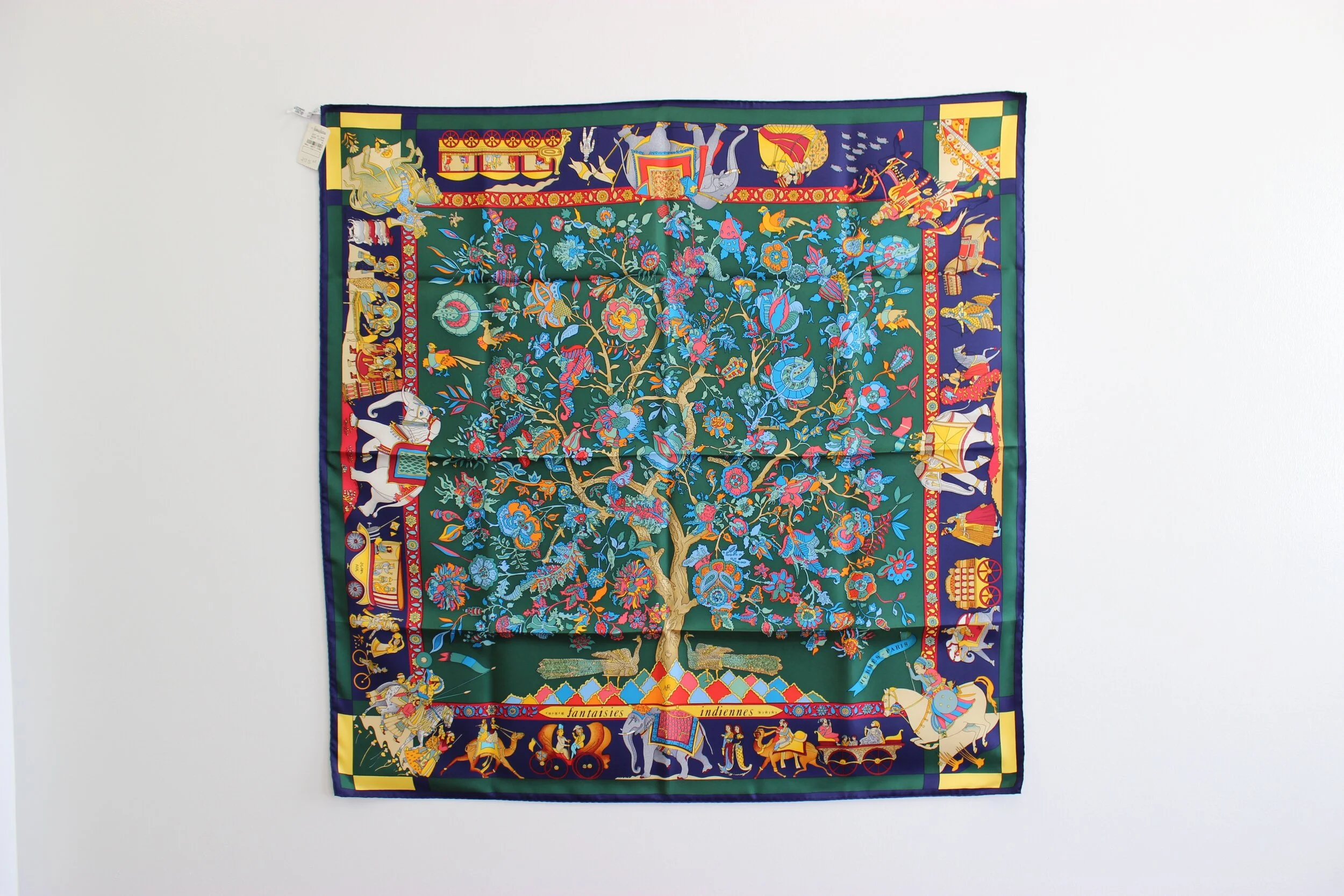 #0431 Hermès Silk "Fantaisies Indiennes" Scarf