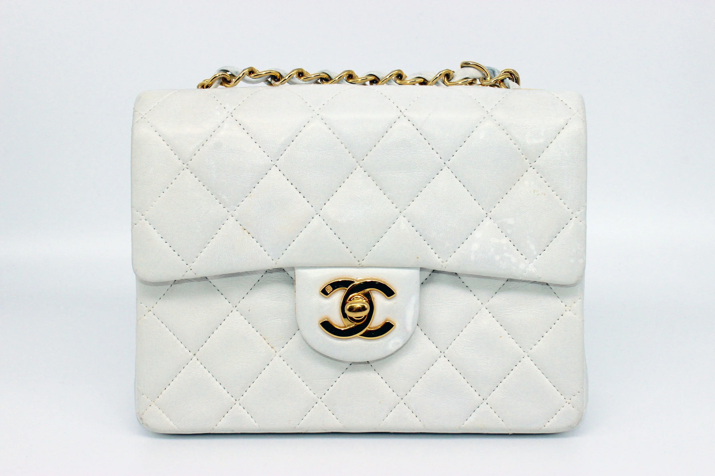 Chanel Mini Classic Flap in White