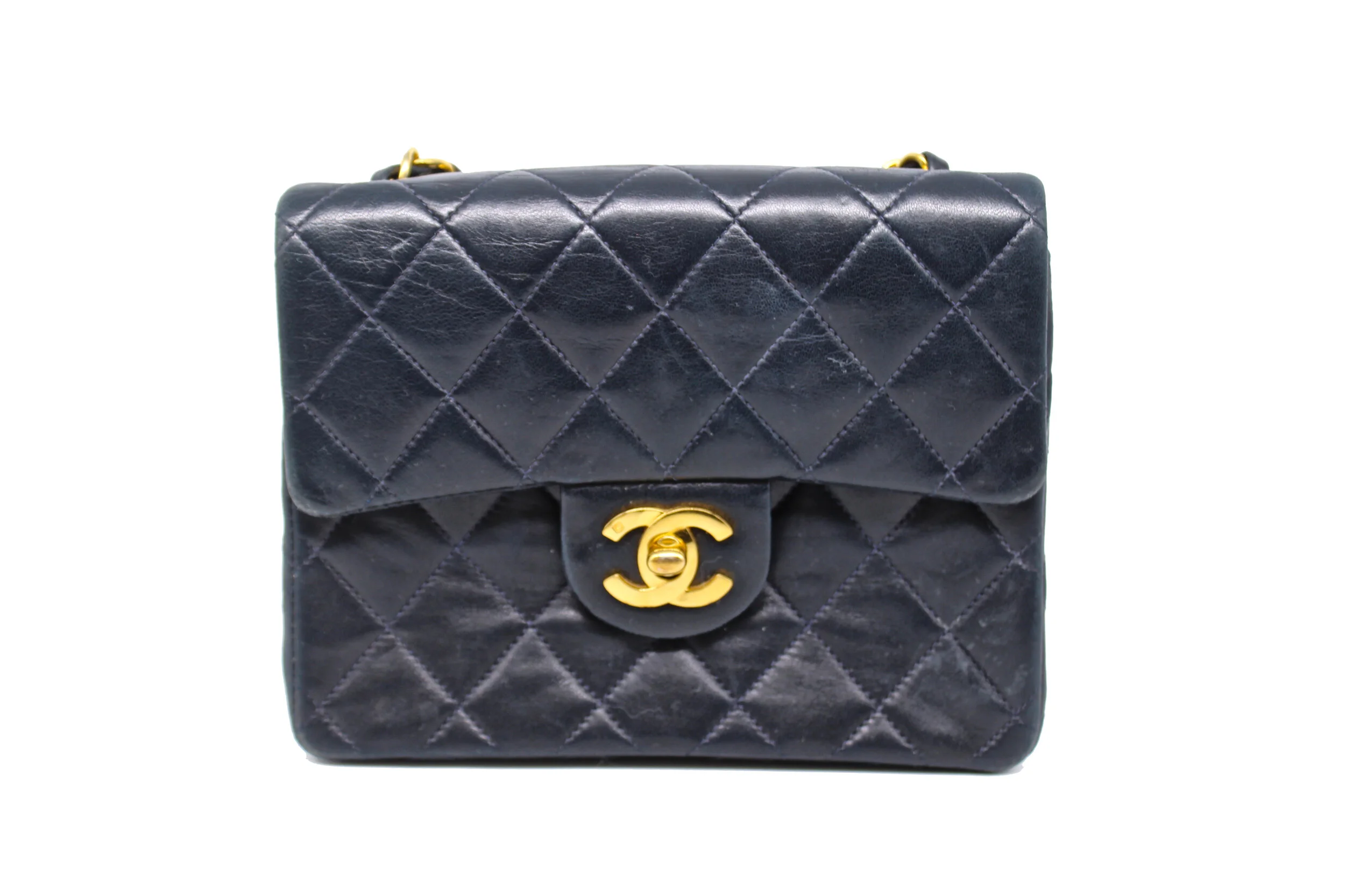 Chanel Mini Classic Flap in Navy