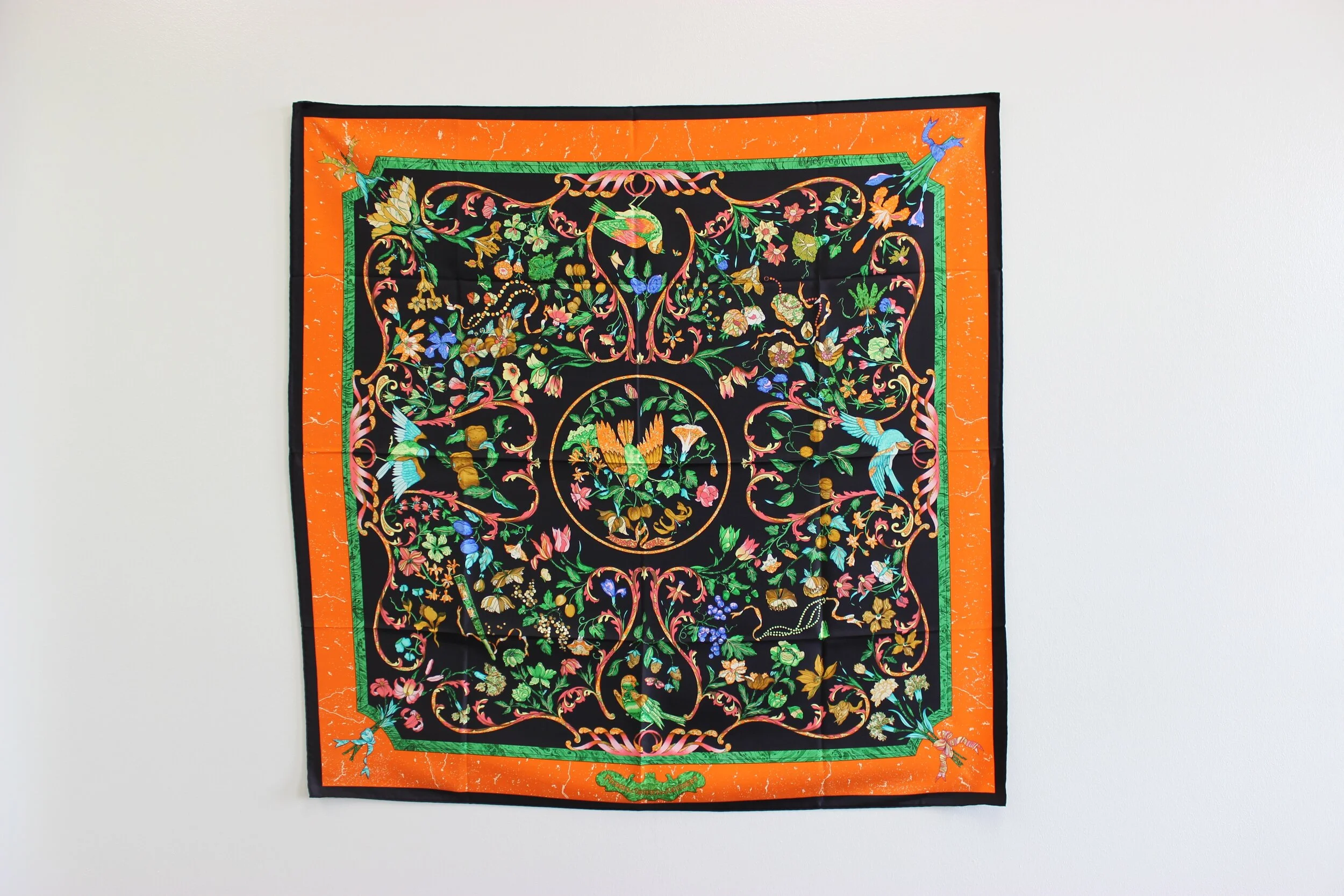 #0392 Hermès Silk "Pierres d'Orient et d'Occident" Scarf