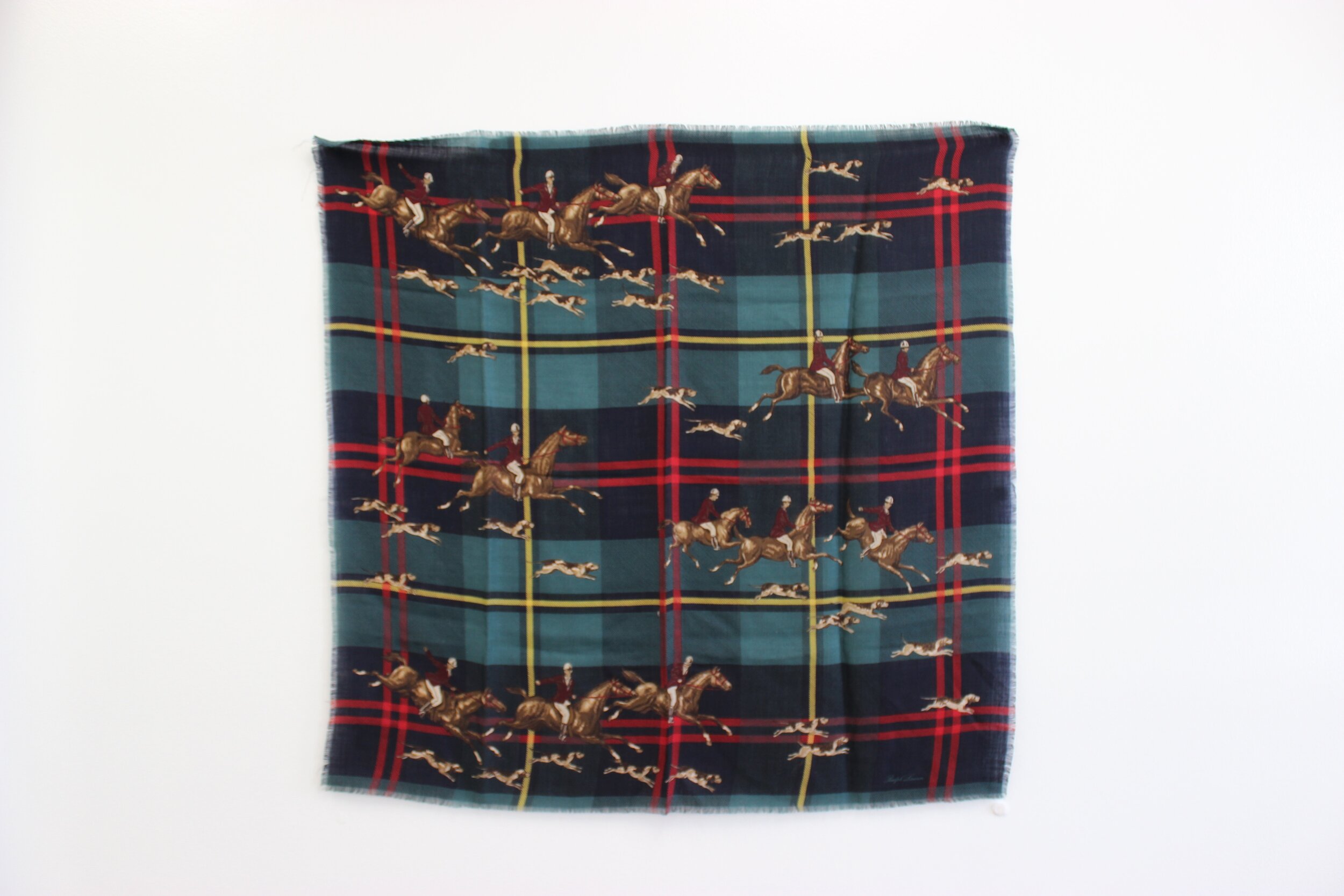 #0344 Ralph Lauren 100% Wool Scarf