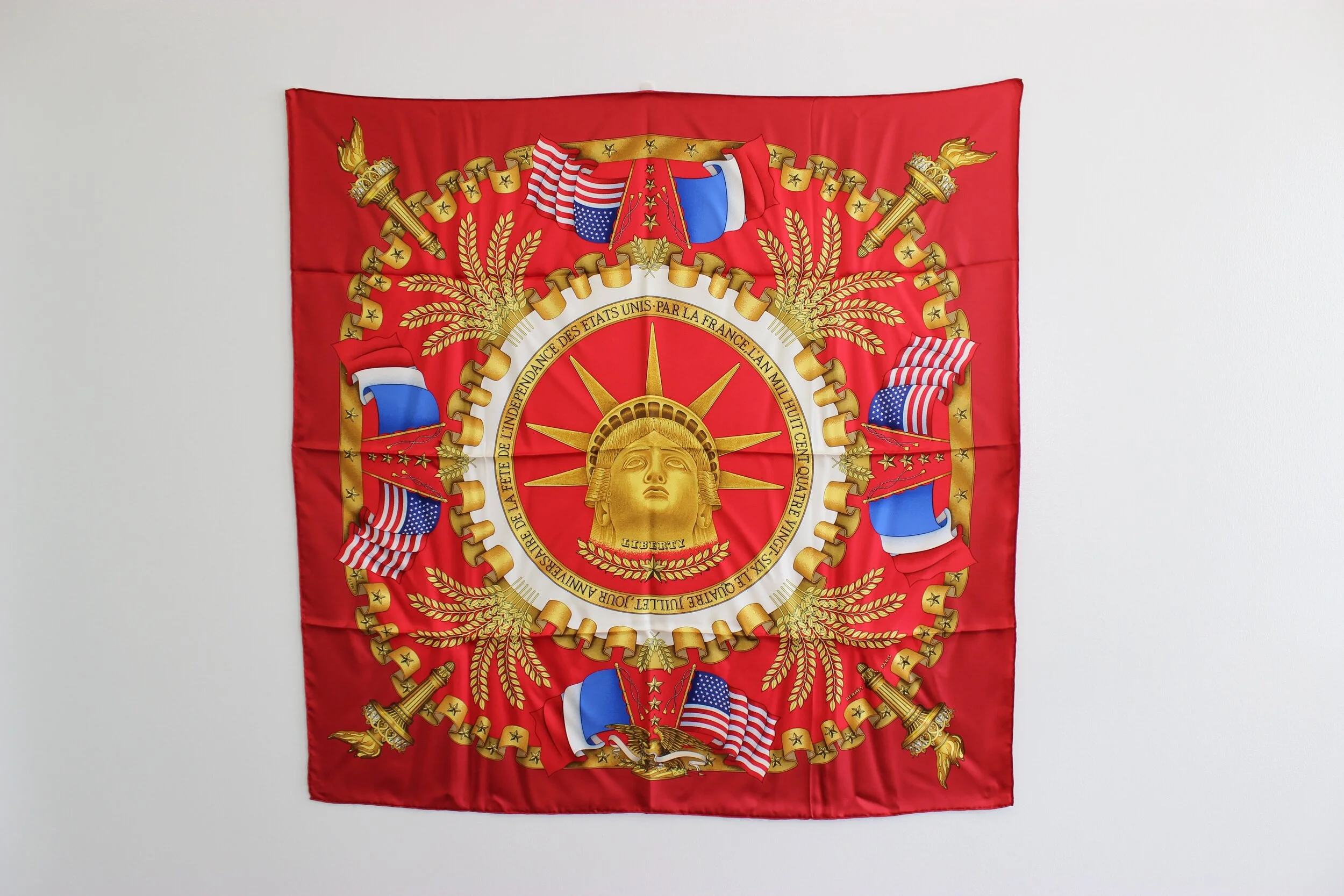 #0451 Hermès Silk "Liberty" Scarf