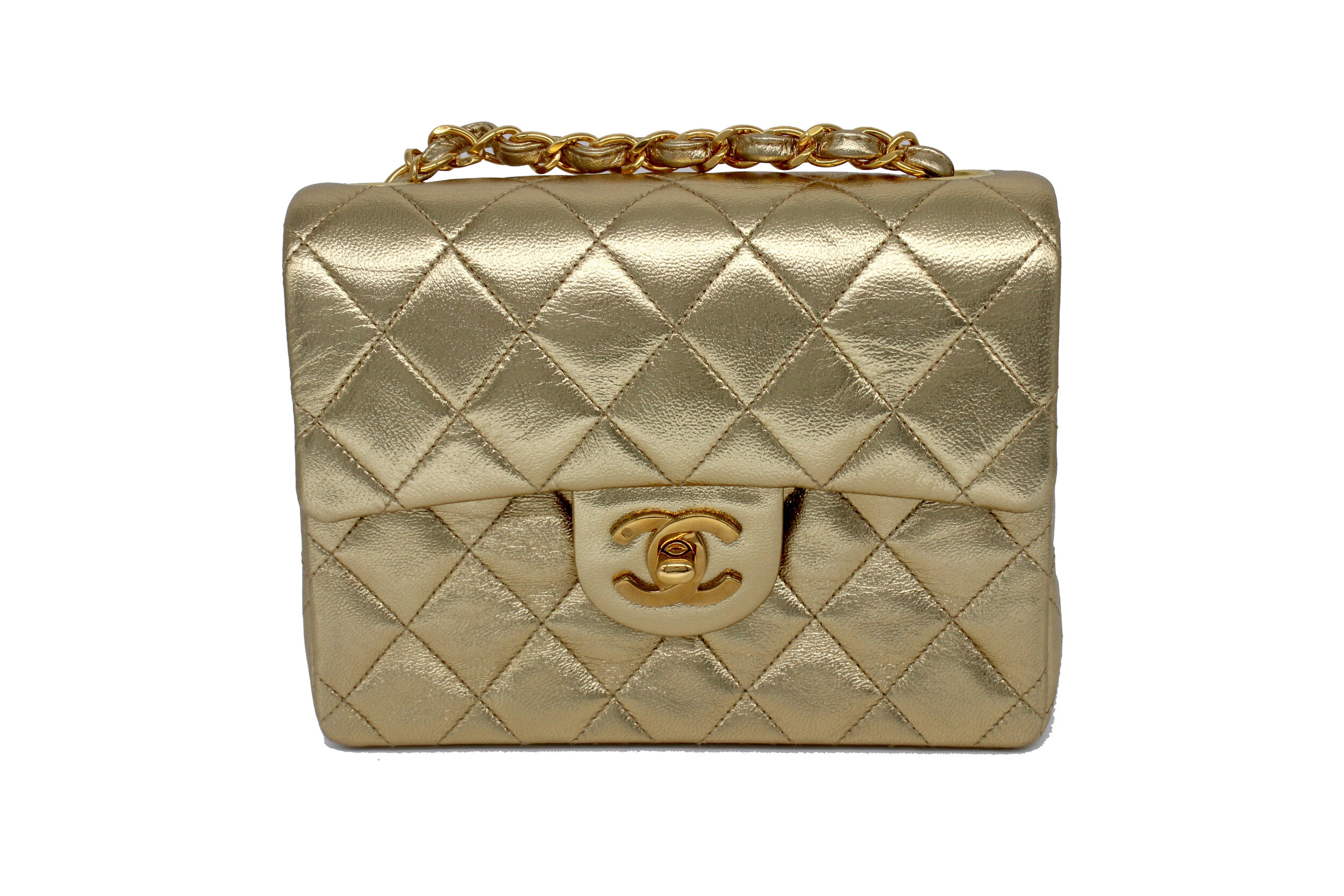 Chanel Mini Classic Flap in Gold
