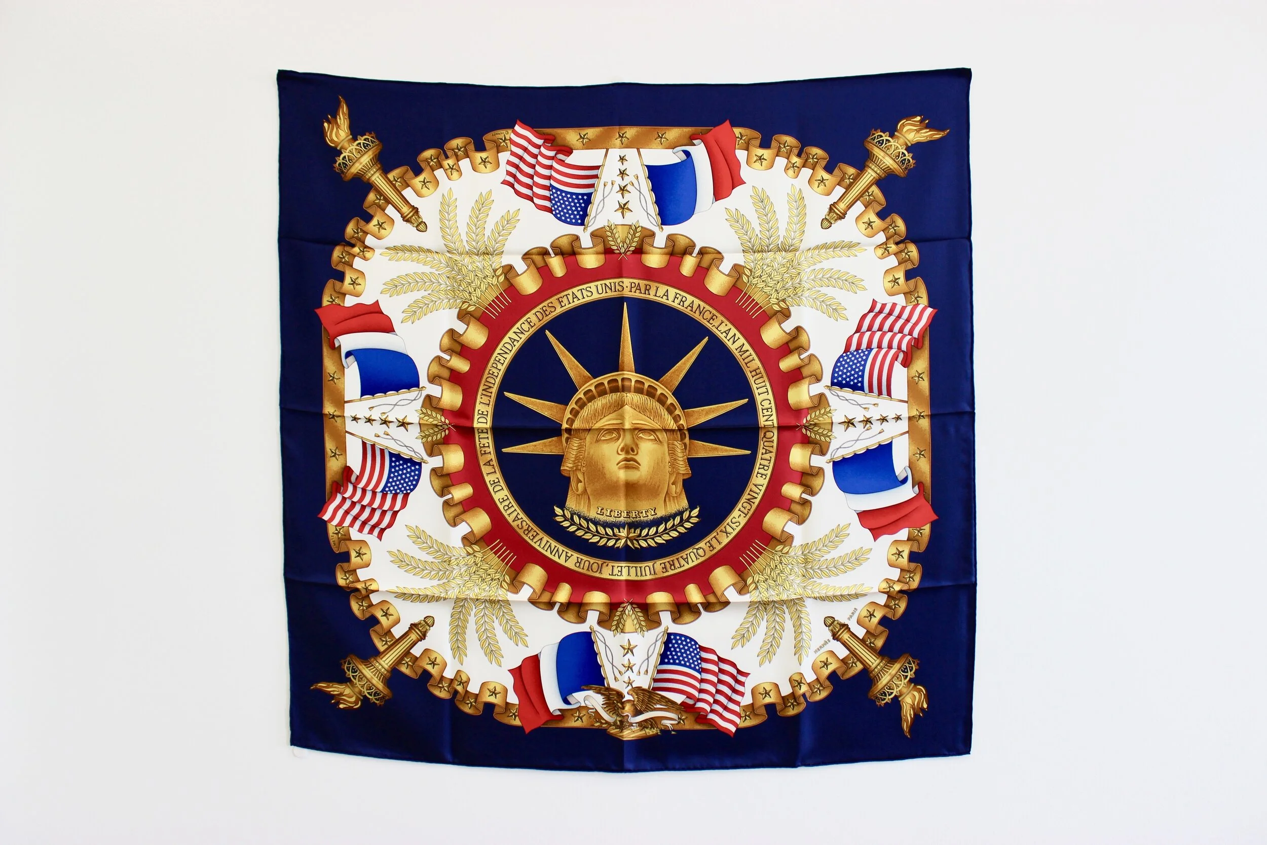 #0445 Hermès Silk "Liberty" Scarf