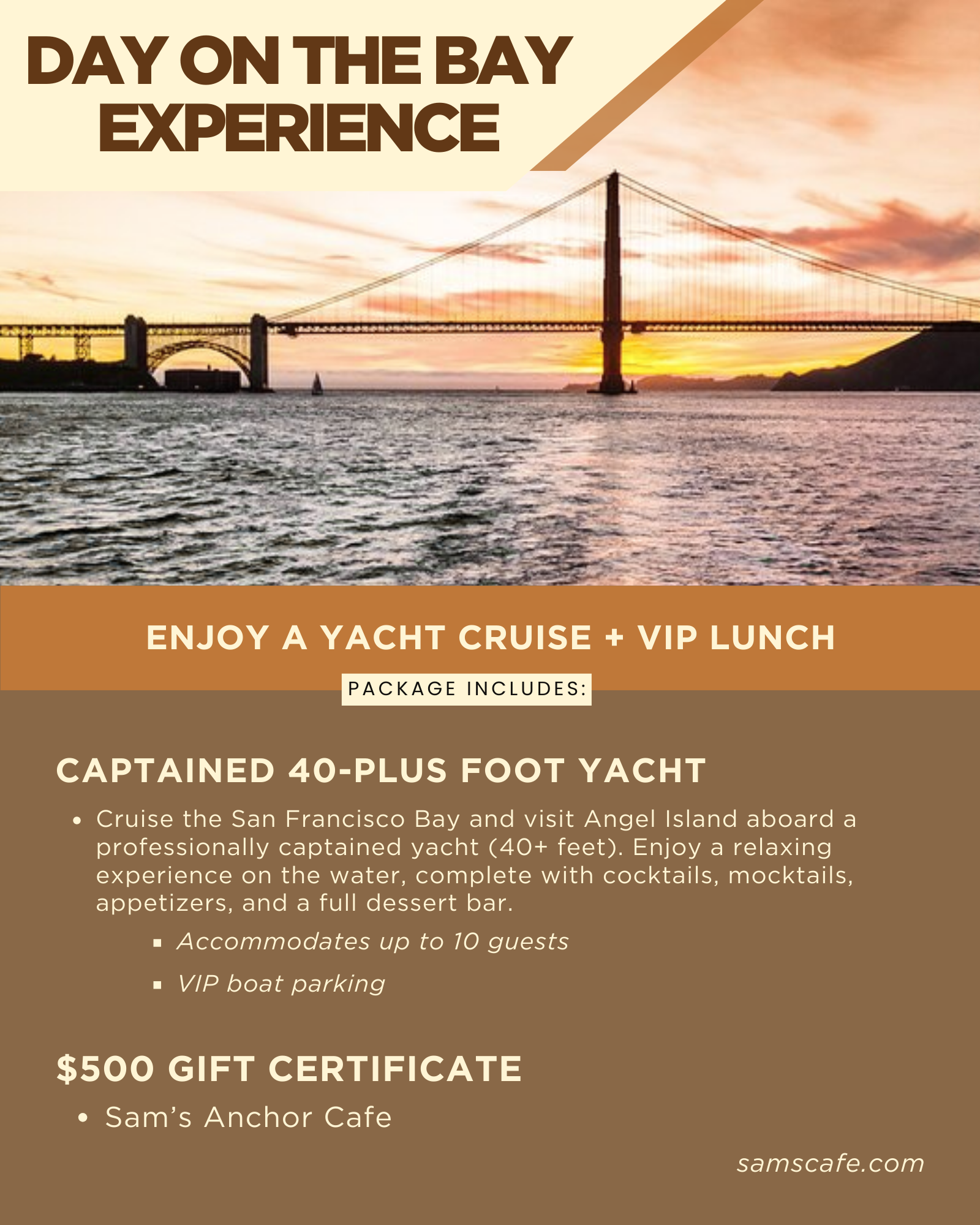 Day on the Bay Experience