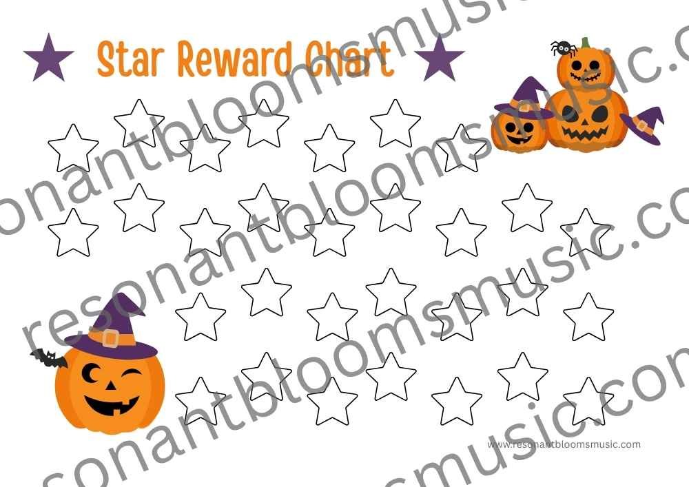 Halloween Reward Chart Pack