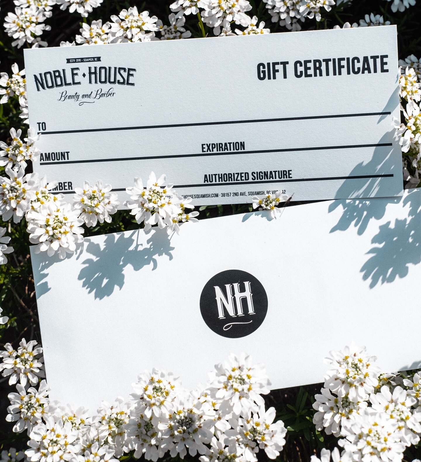 Valentine&rsquo;s Day Gift 🖤🖤
Don&rsquo;t worry if you&rsquo;re a last-minute shopper&mdash;swing by NH to pick up a gift certificate that can be used for any of our amazing products and services. 
 
@noblehousesquam 
#noblehousesquamish