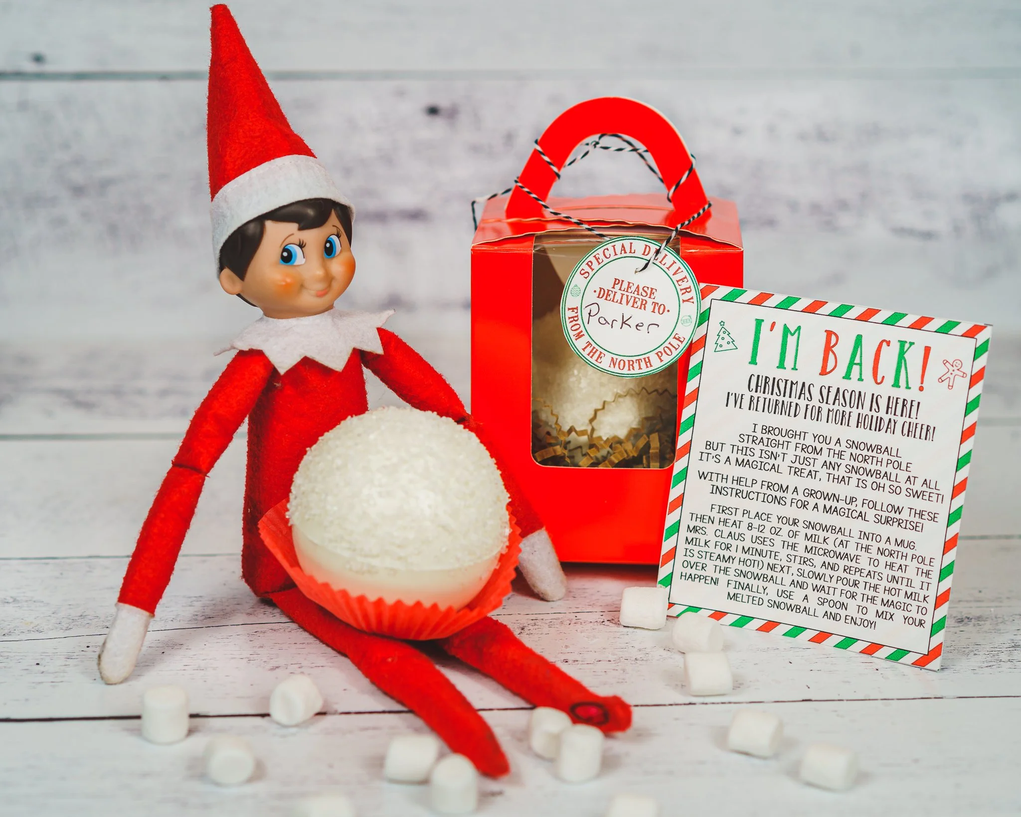 Elf Snow Balls
