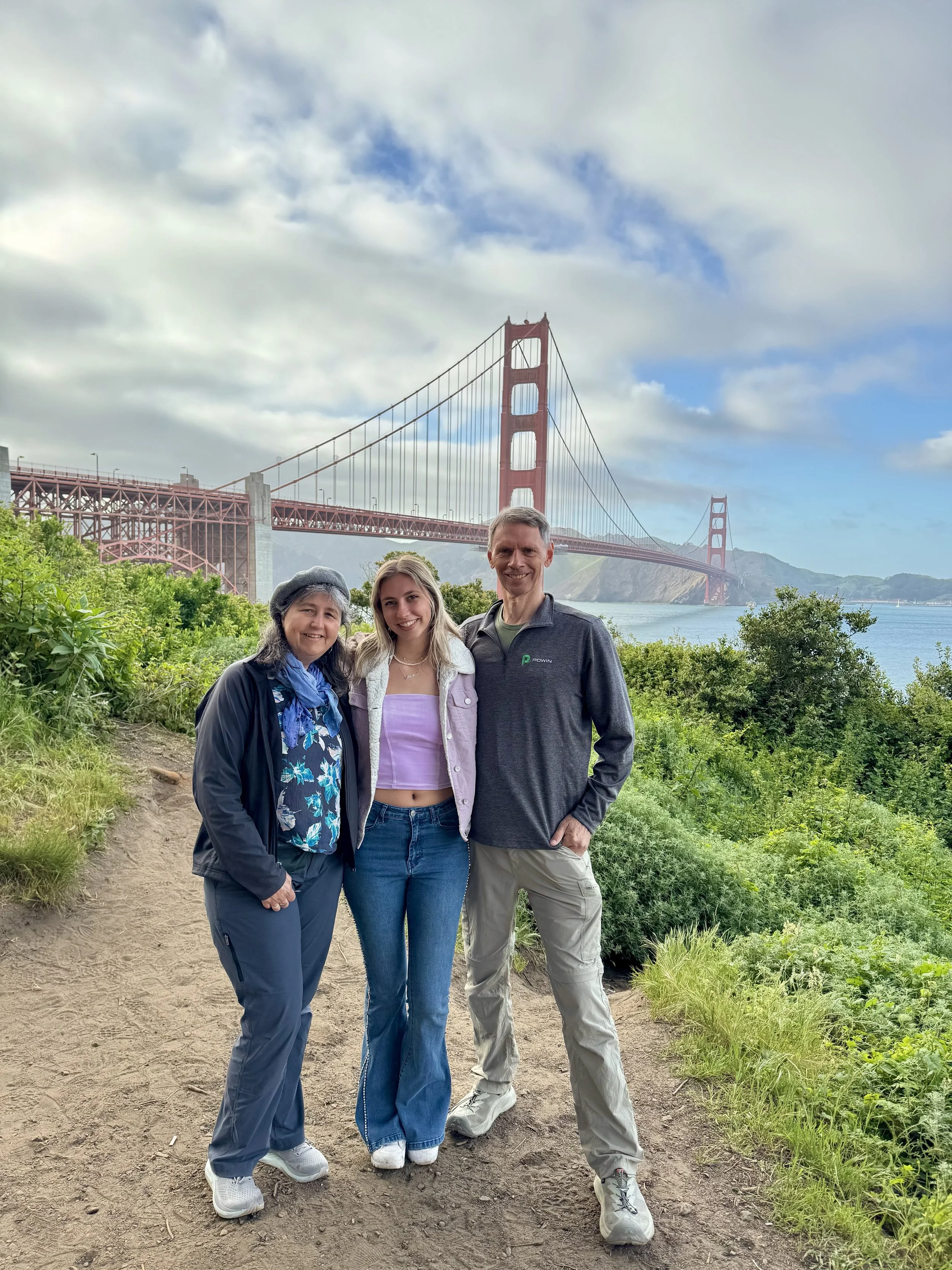 Golden Gate Bridge w/parents