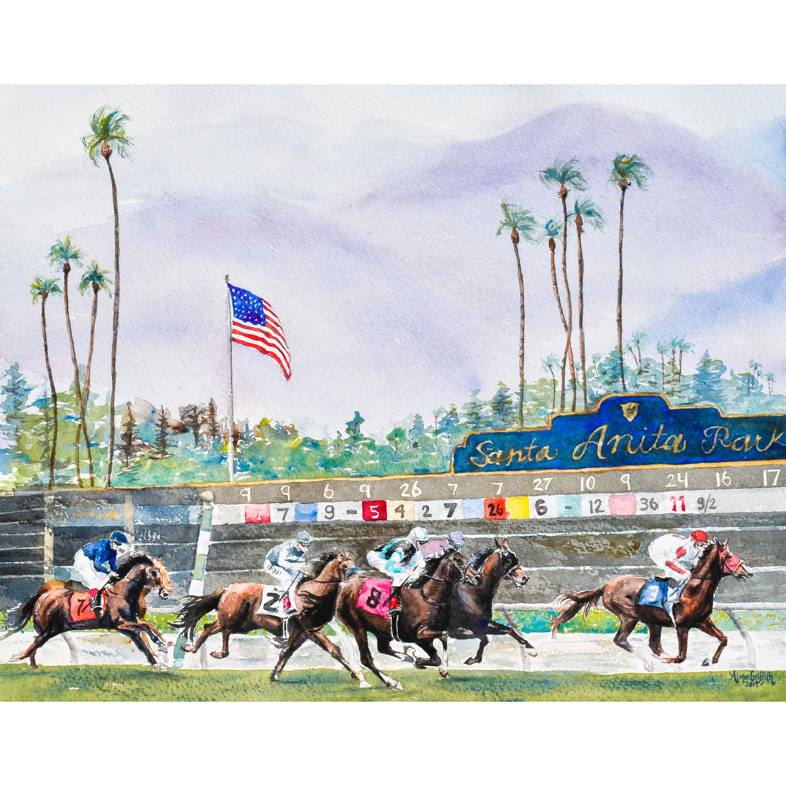 Equestrian — Kentucky artist Aimee Griffith — Watercolors by Aimee