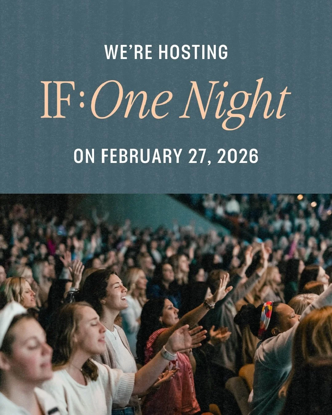 IF:One Night is coming up!! We&rsquo;d love for you to join us at the ARISE House for a night of encouragement from God&rsquo;s Word, worship, and sweet fellowship.

RSVP + learn more at the link in our bio 🤍

#ifgathering #ifonenight #iflocal #rise