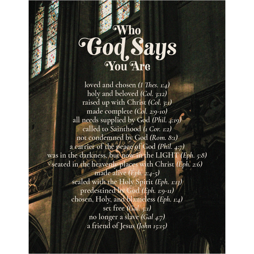 Who God Says You Are