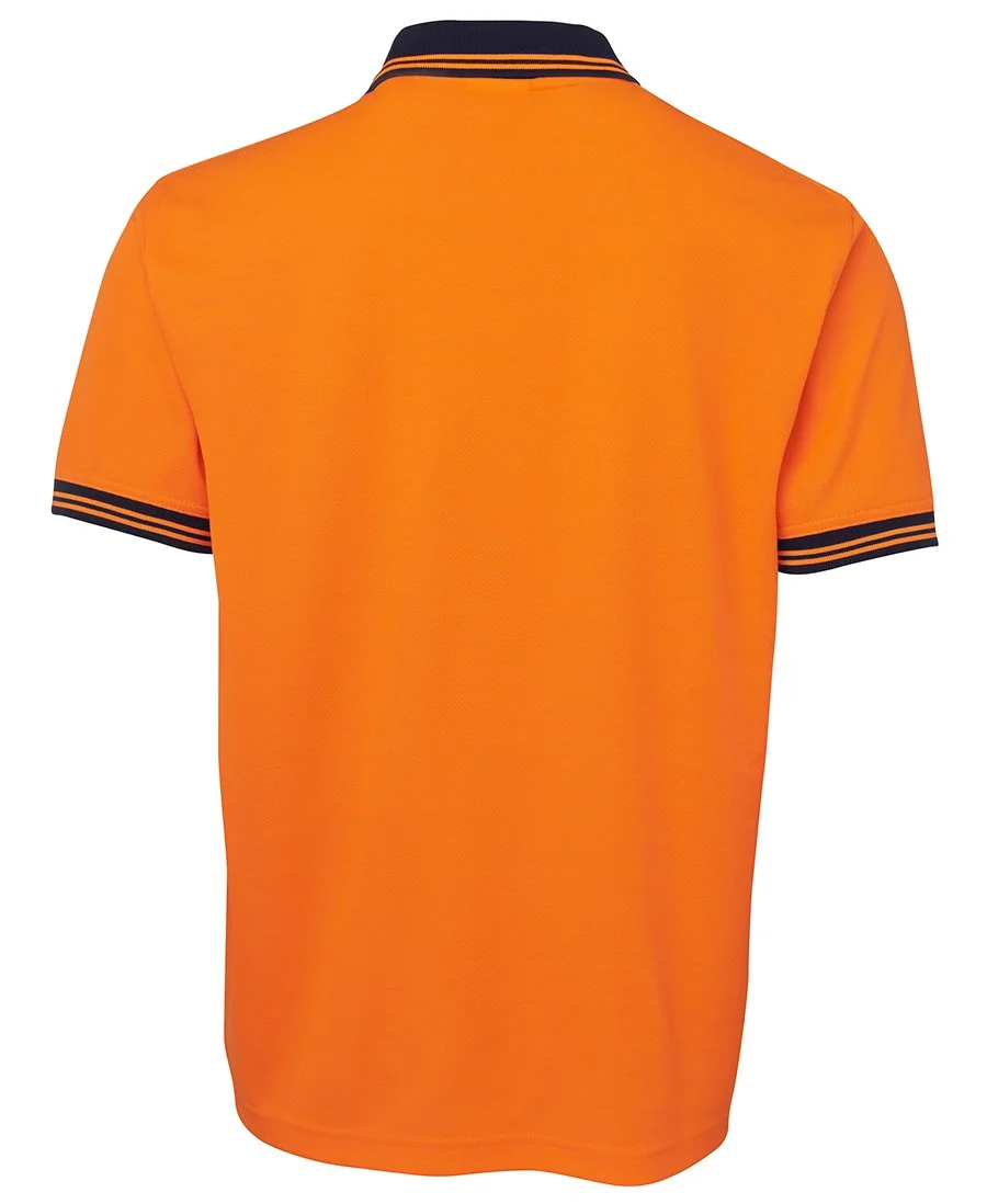 HI VIS S/S COTTON BACK POLO - 6HPS