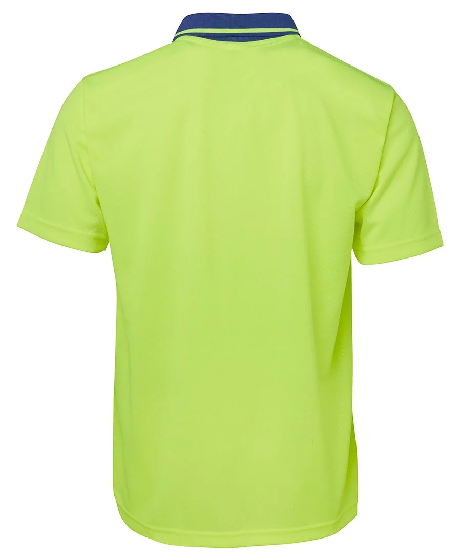 ADULTS AND KIDS HI VIS NON CUFF TRADITIONAL POLO - 6HVNC