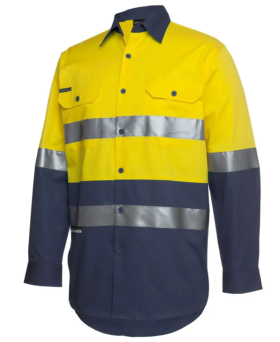 HI VIS (D+N) L/S 190G SHIRT - 6HLS