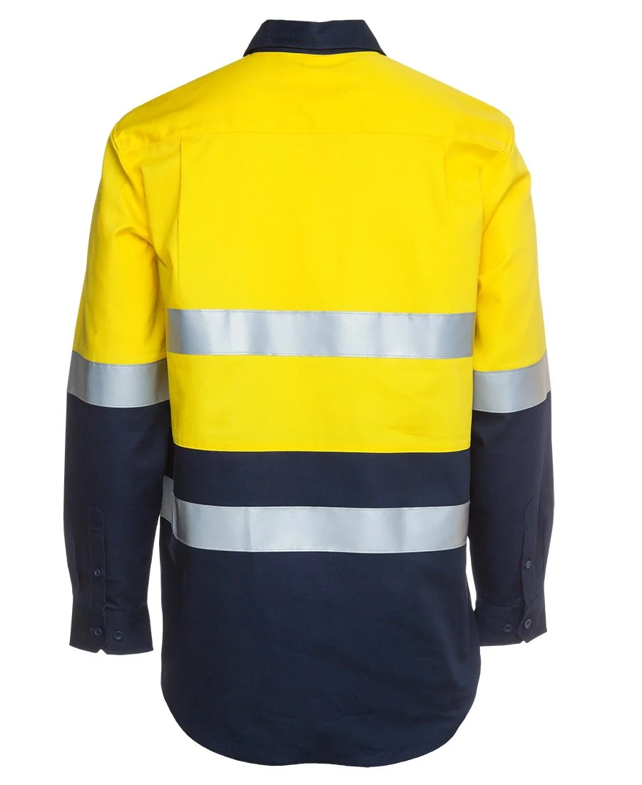 HI VIS L/S (D+N) 190G CLOSE FRONT SHIRT - 6HWCF