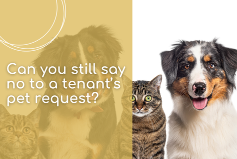 Can you still say no to a tenant’s pet request?
