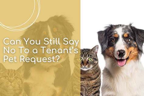 Can you still say no to a tenant’s pet request?