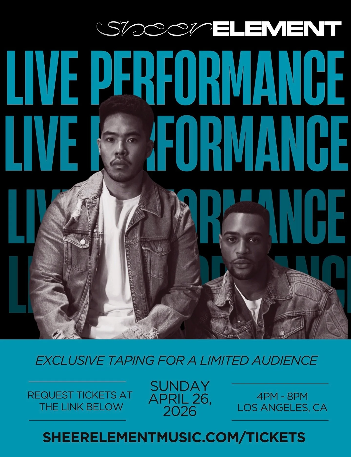 Los Angeles! We&rsquo;re filming a live performance on April 26, 2026 and inviting a small group of you to be in the room with us. Request tickets at the link in our bio. It&rsquo;s going to be epic.
