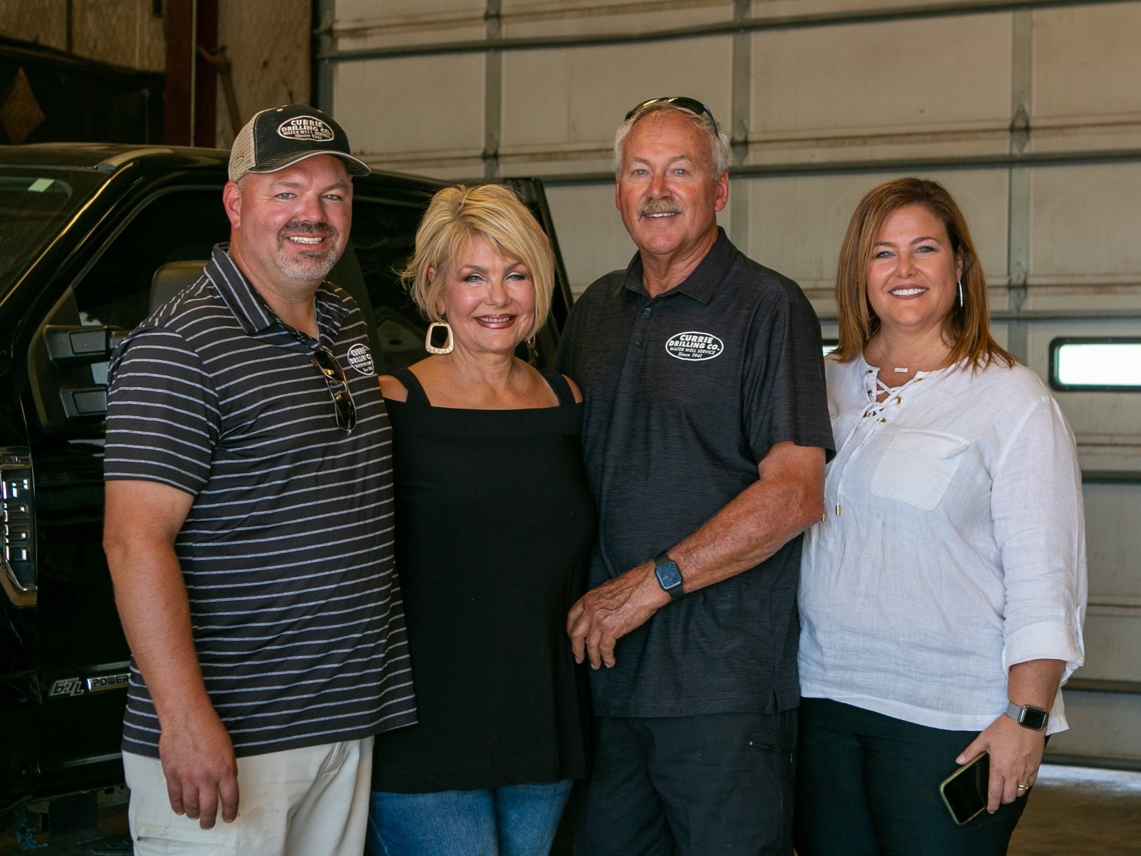 Shane Currie, Janet and Bruce Currie and Chrystal Anuszkiewicz 