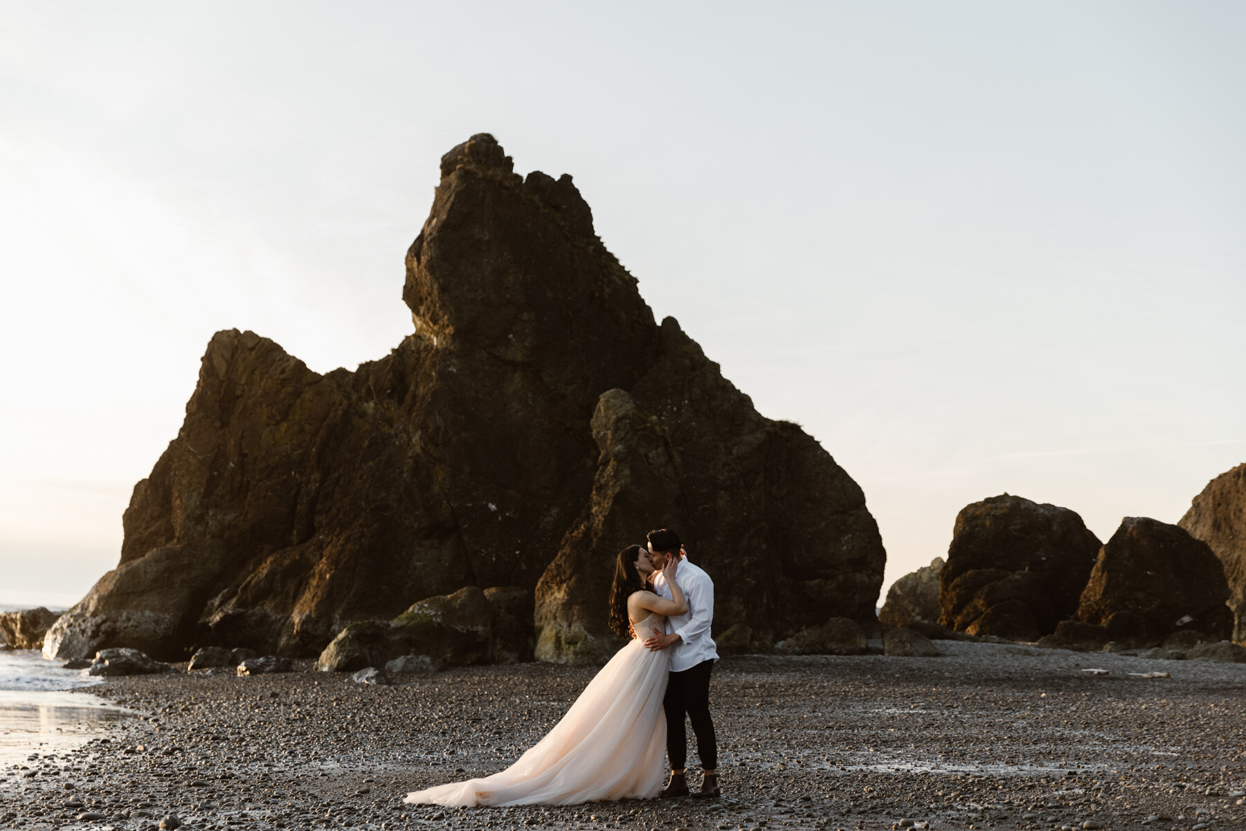 Olympic National Park Elopement Photographer | Ruby Beach Elopement