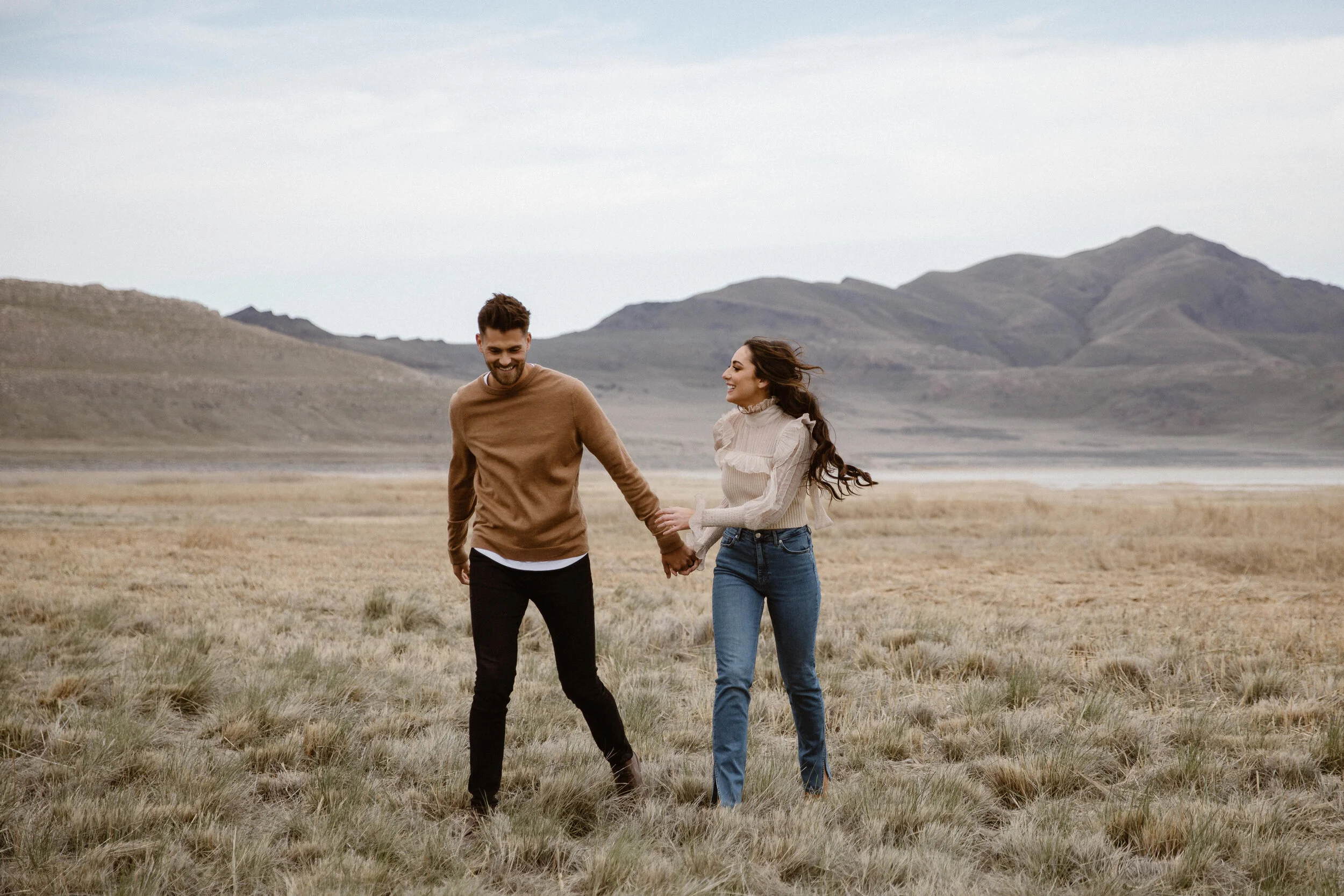 Antelope Island Adventure Session | Utah Elopement Photographer