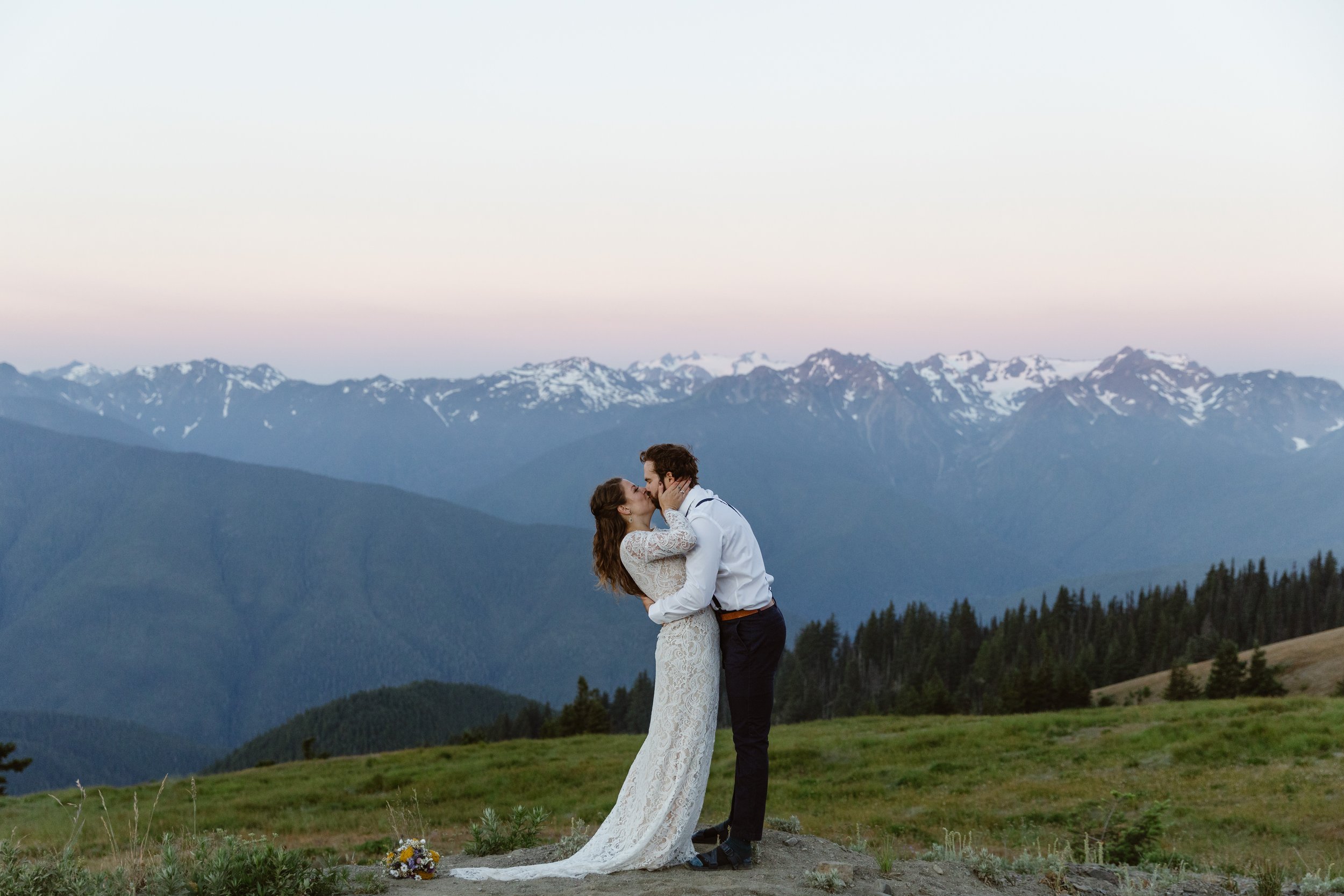Sunrise Hurricane Ridge Elopement