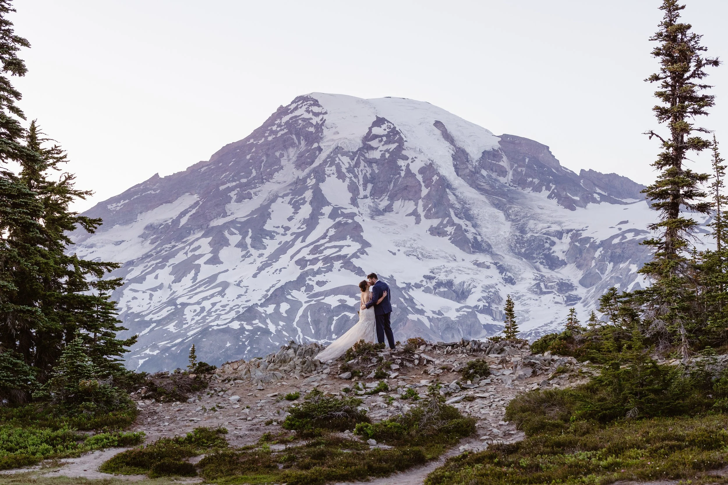 Mount Rainier hiking elopement