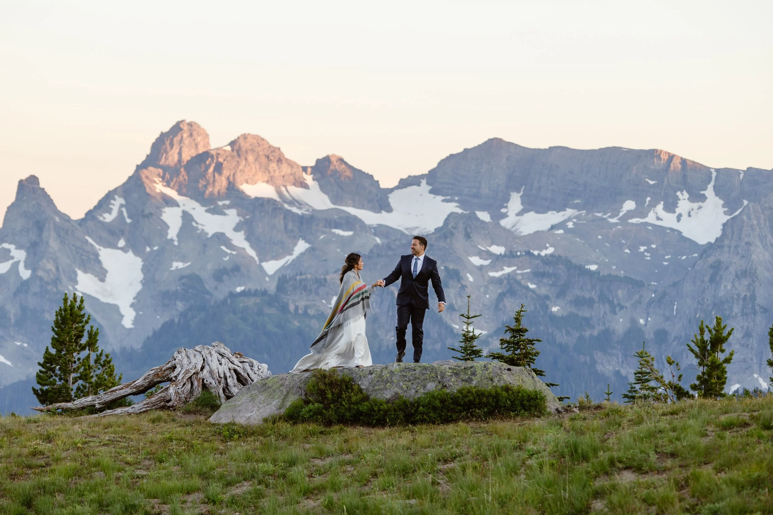 Washington Helicopter Elopement
