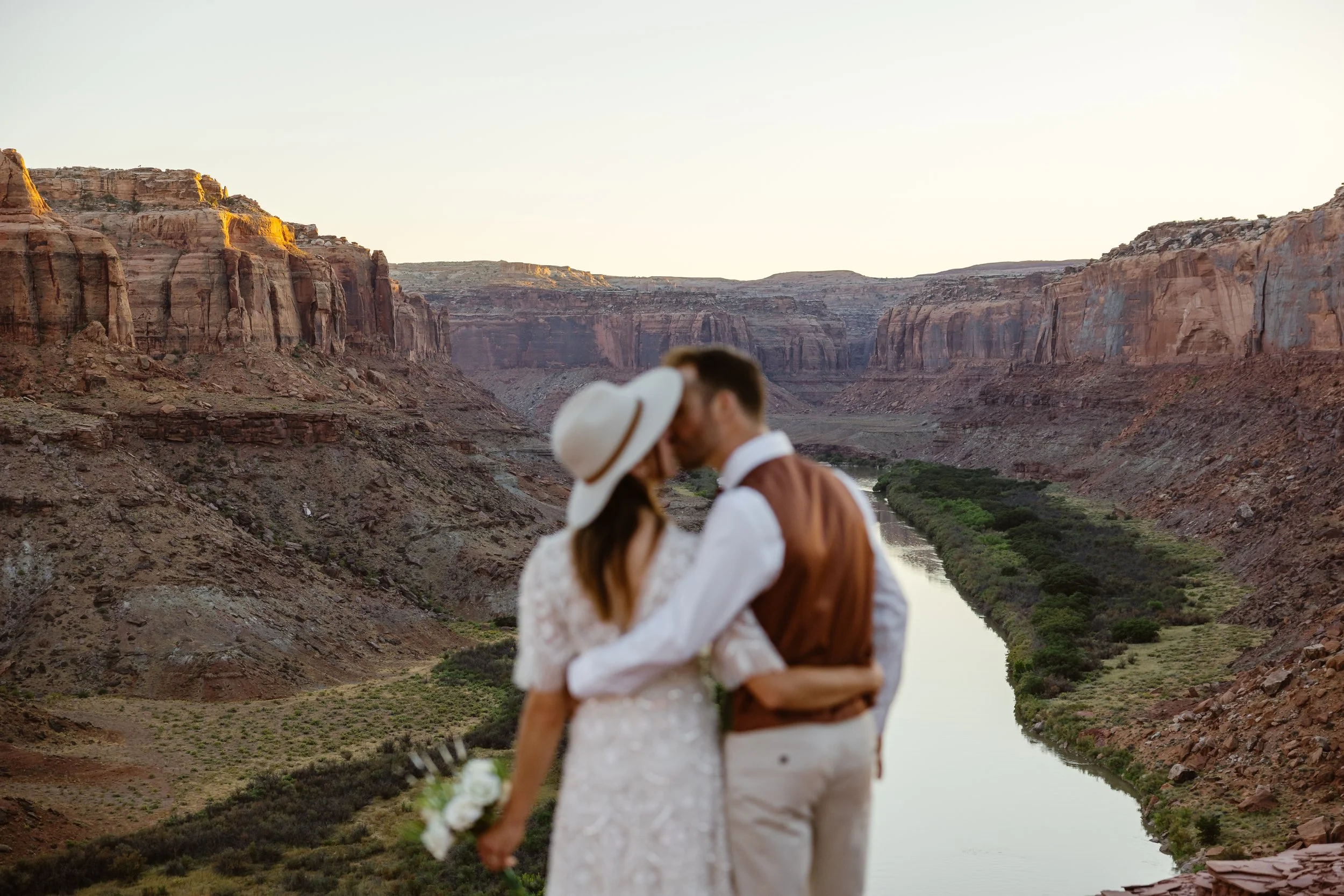 Moab Canoe Camping Elopement