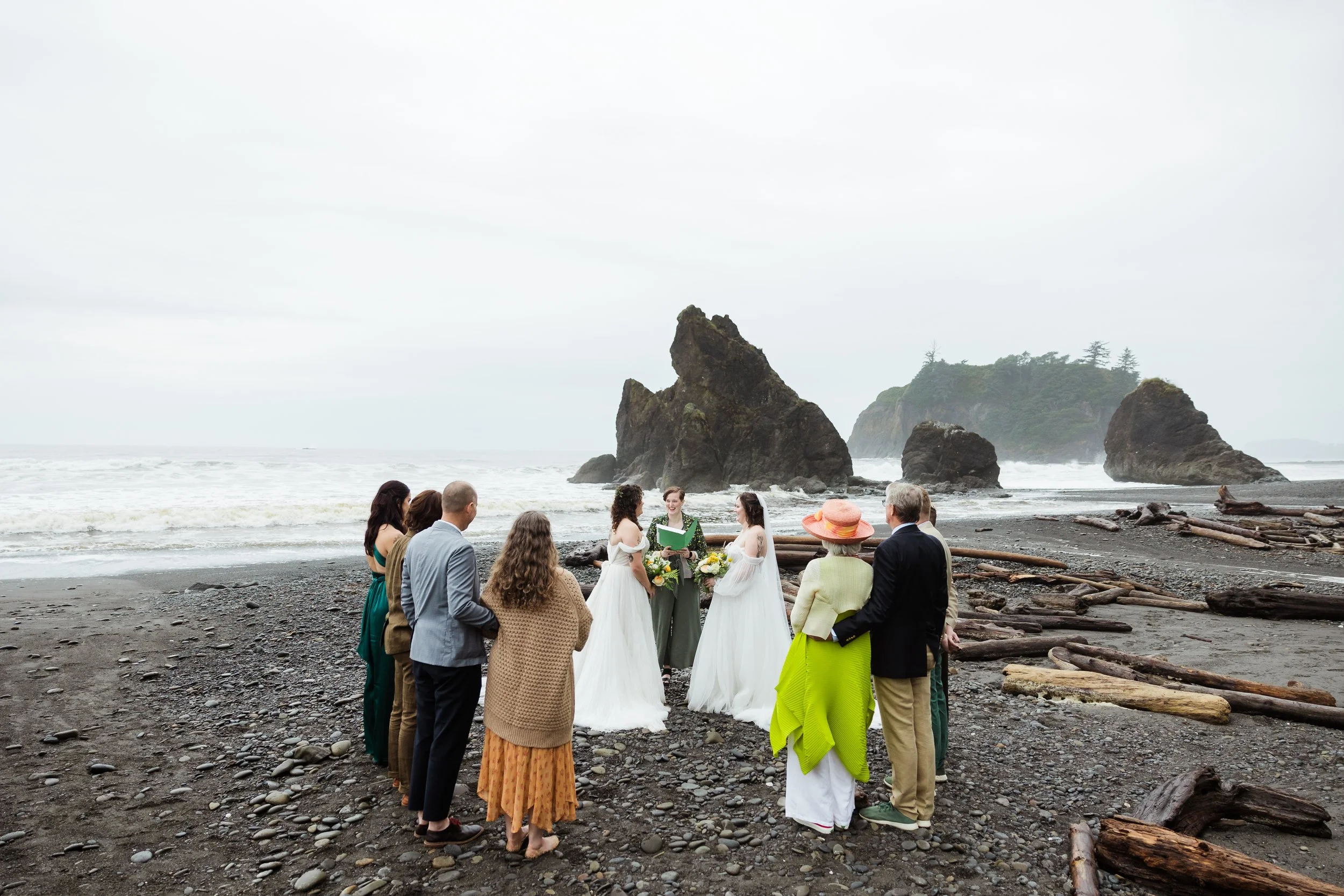 Washington Elopement and Wedding Reception
