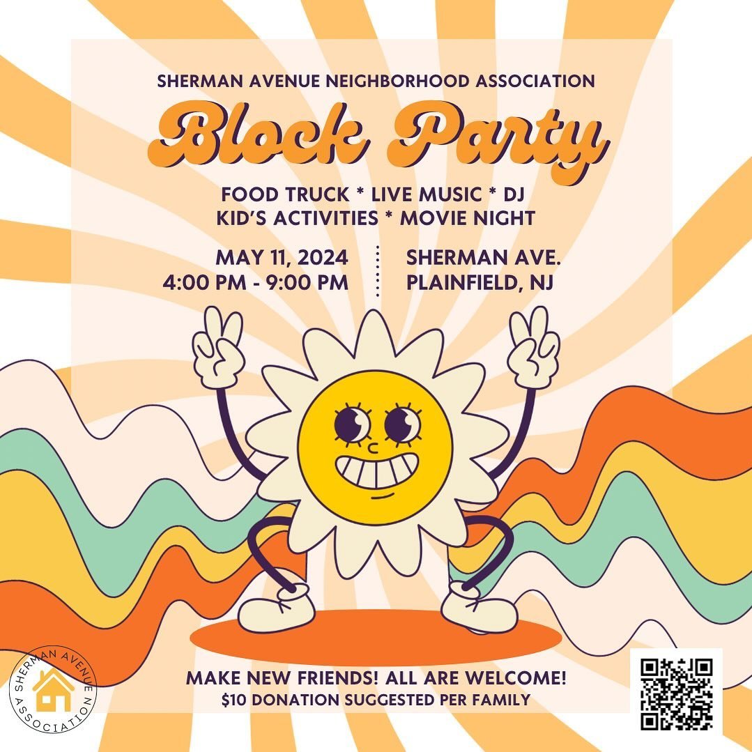 JOIN US! 
I&rsquo;m very proud to belong to the Sherman Avenue Neighborhood Association and VERY excited for the upcoming #BlockParty! Get ready to celebrate with your neighbors on May 11th from 4-9p. Join us for an afternoon filled with music, food,