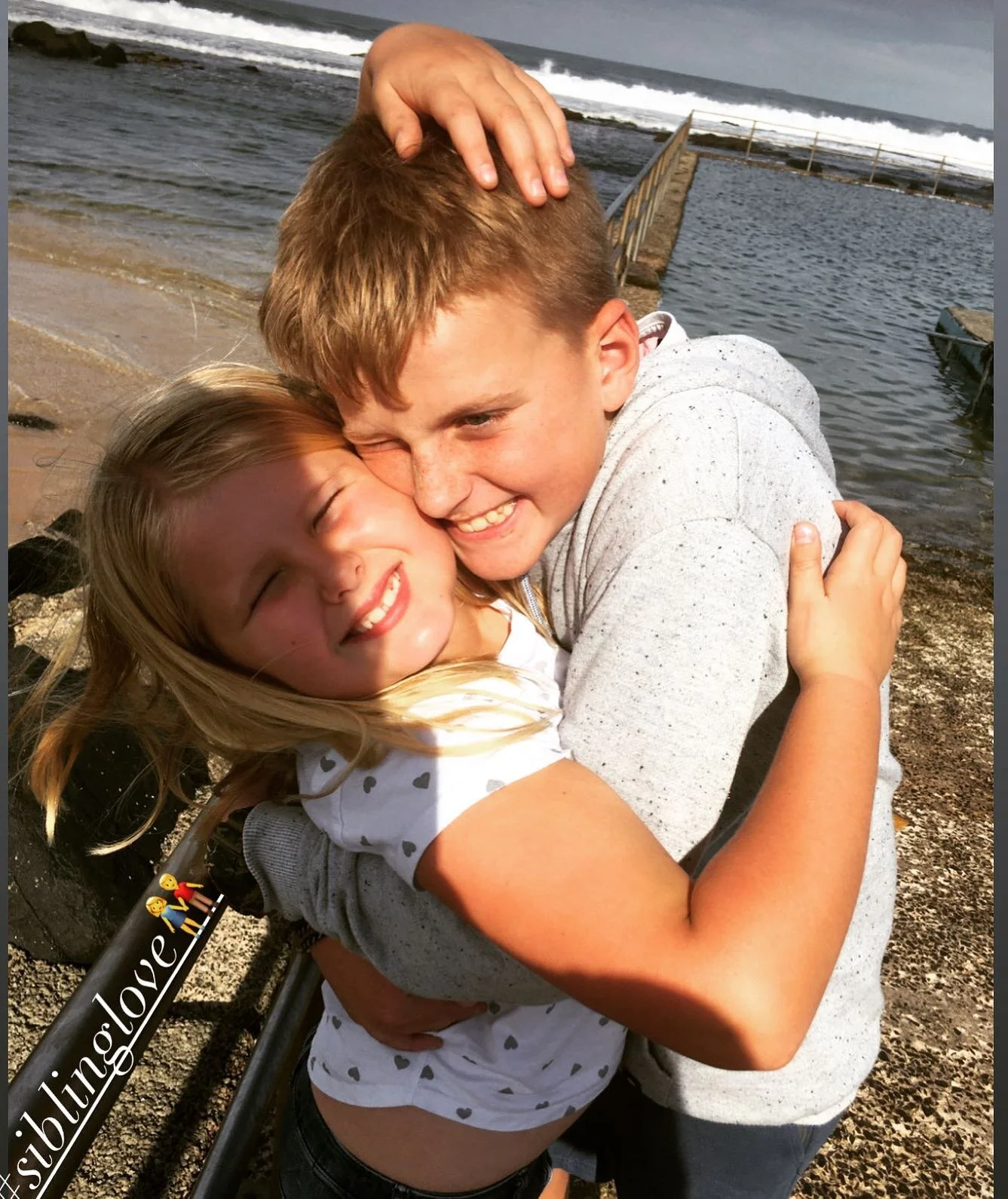 Loving smiles and squishy face hugs 💕 Being kind, warm &amp; showing tenderness don&rsquo;t cost anything outside selflessness. 
How&rsquo;s everyone getting on?
~
#lovingsiblings #siblinglove #bekindalways #lgbtmama #mentalhealthmatters #ruok #ilov