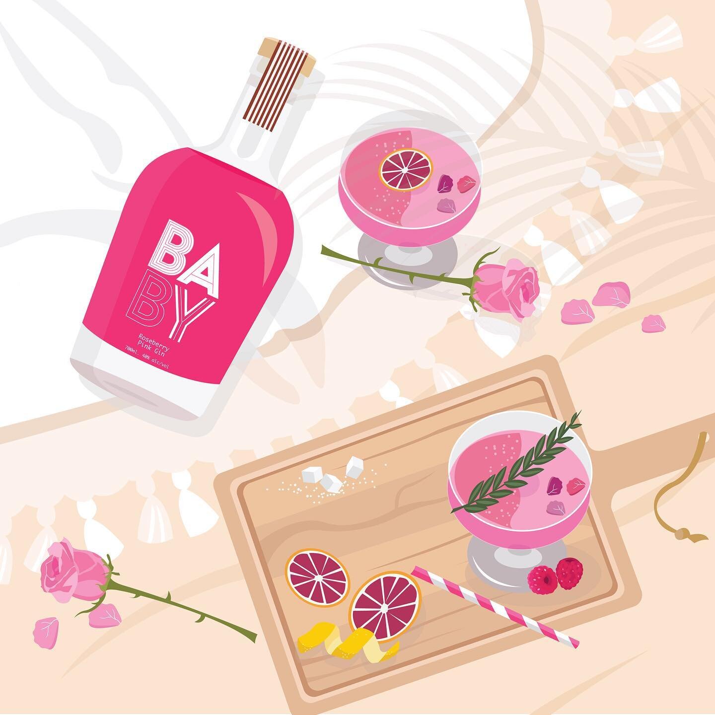 The perfect picnic with @babypinkgin 💕
Have you tried this beautiful gin yet? It&rsquo;s mmmmm👌🏻

DM me or check out my website in the bio for your own custom illustration enquiries😍
.
.
.
#babypinkgin #babypink #gin #gincocktails #ilovegin #pink