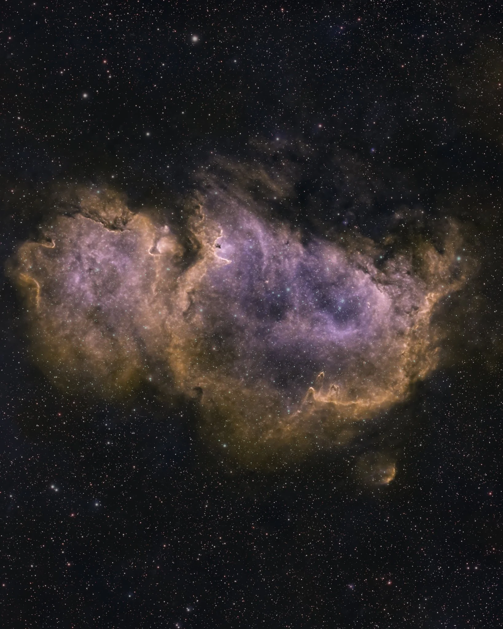 IC 1848 - Soul nebula Var. 3 - 7'500 LYR