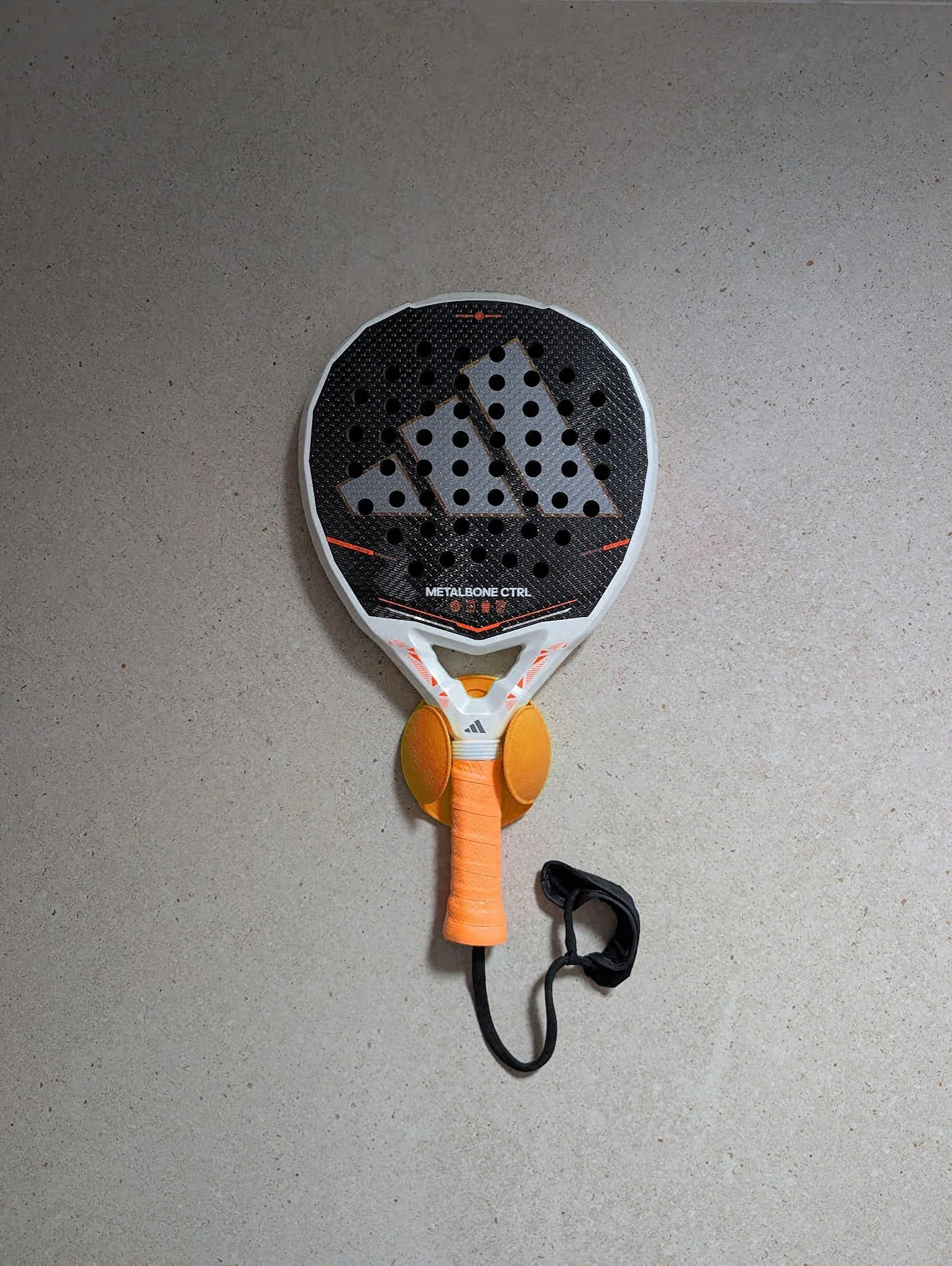 Padel racket wall mount Sunset Orange