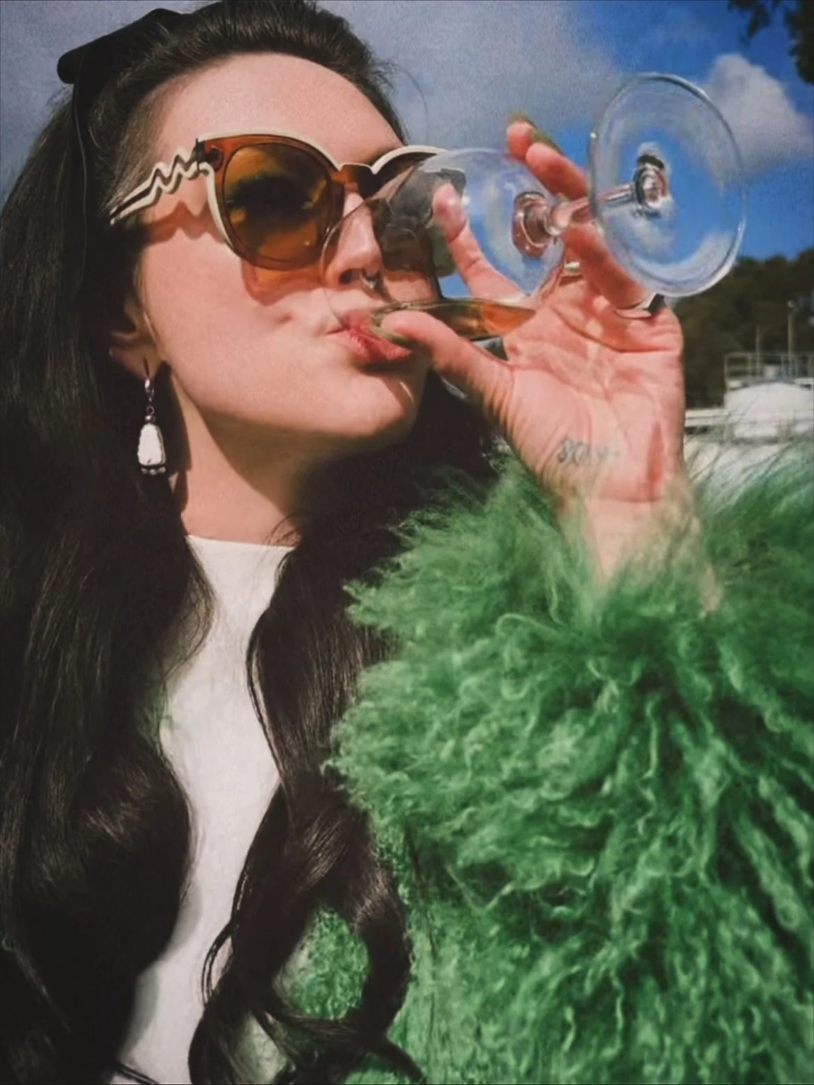 Making rad jewels for rad people. I love seeing how you all rock your pieces and Carmelle, your style is always 🔥 - thanks for making my work shine.