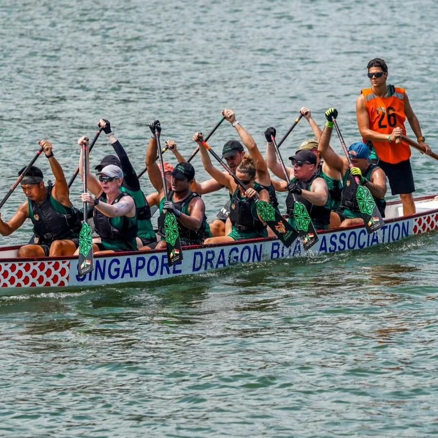 Ahead of Singapore Regatta Waterfest tomorrow, we're throwing back to the Austcham Challenge last month. 

This was the first time since before the pandemic that the Gaelic Dragons were able to field a long distance team, and the whole club was pumpe