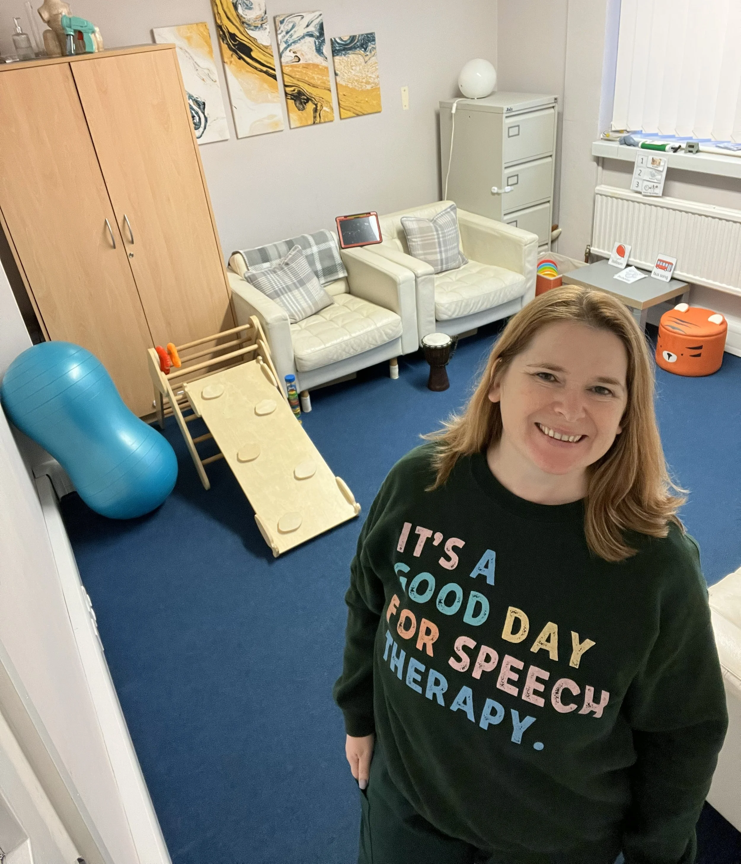 Speech and Language Therapist Susanna Smith at the Chattercubs Harold Wood