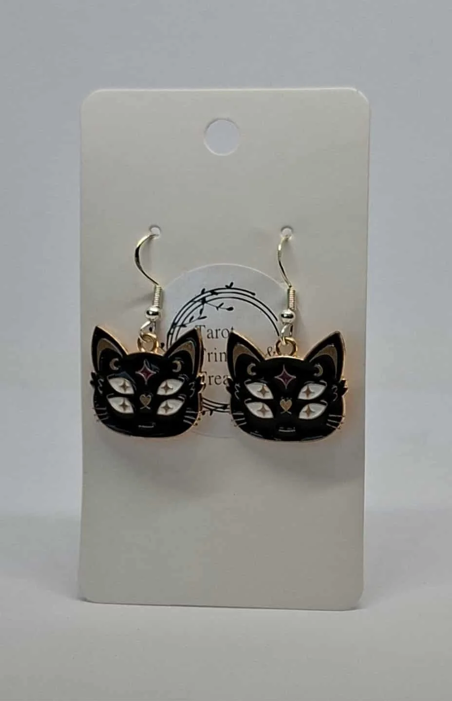 All Seeing Cat earrings