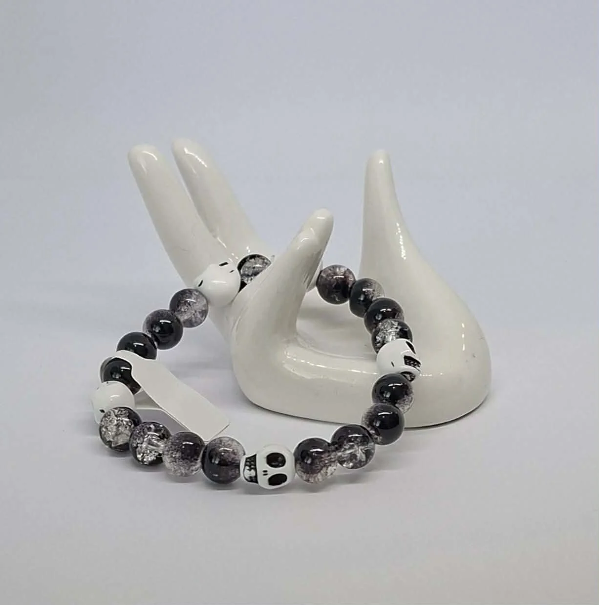 Skull bead bracelet