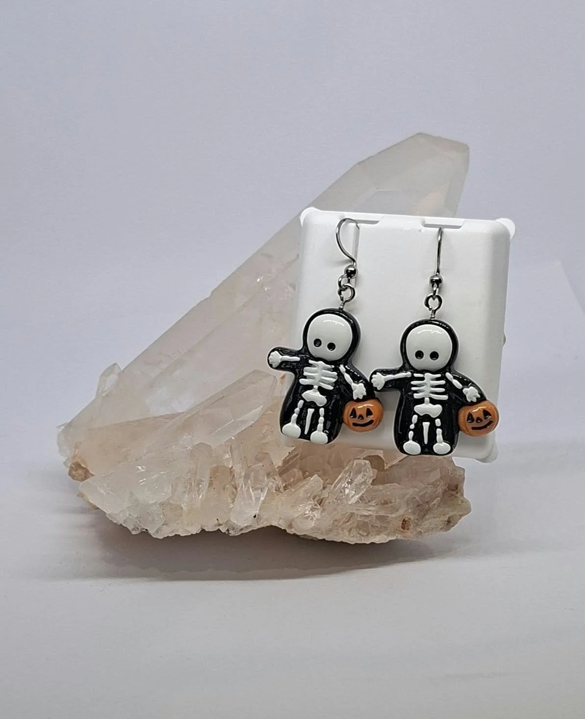 Skeleton & Pumpkin Earrings