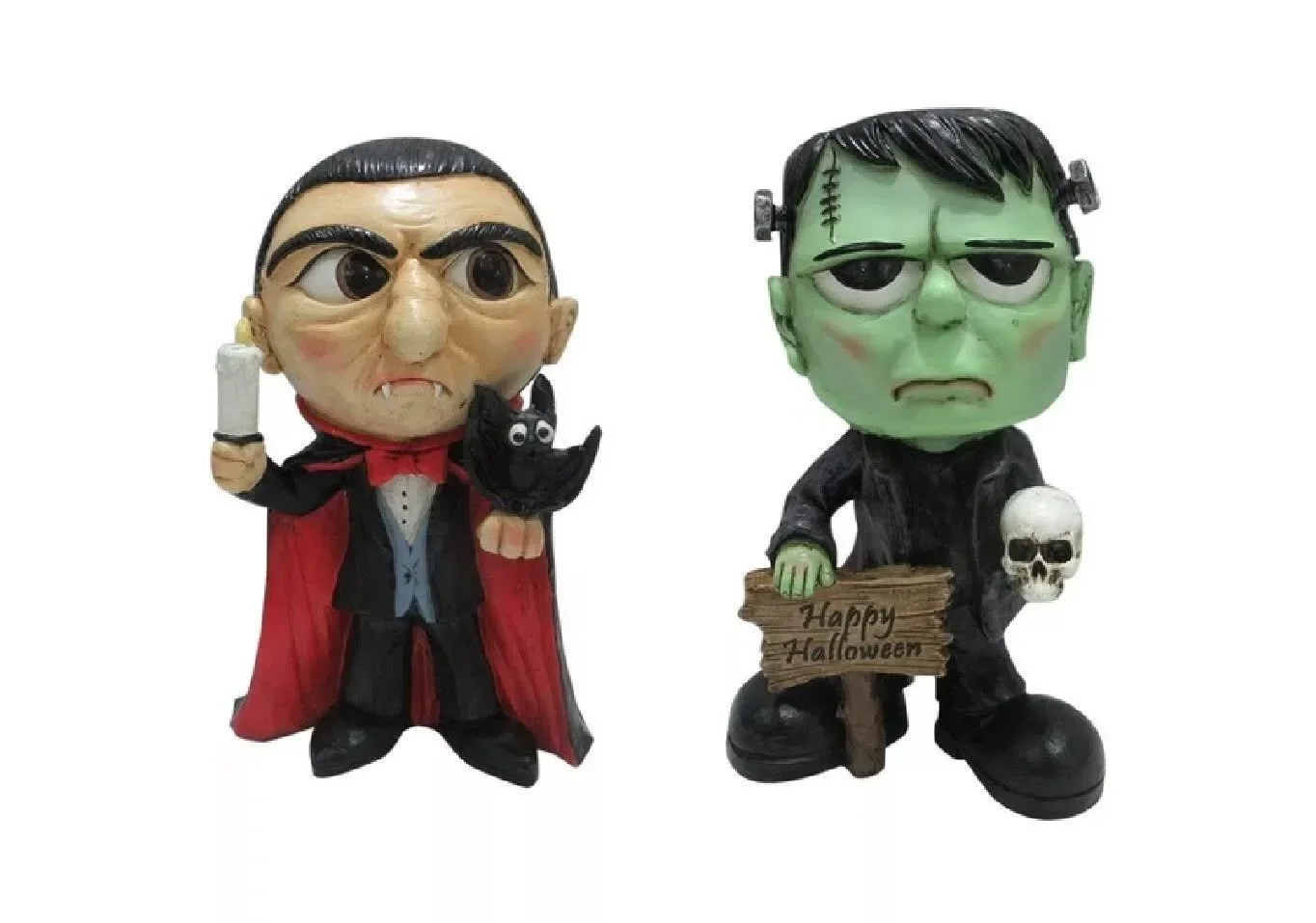 Dracula & Frankenstein Figurines