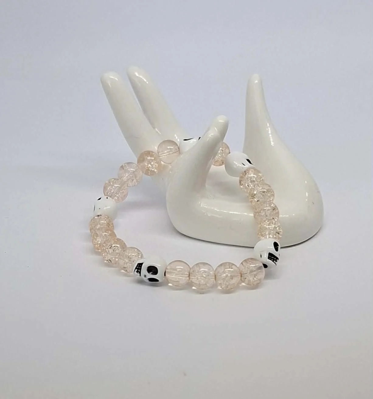 Skull bead bracelet